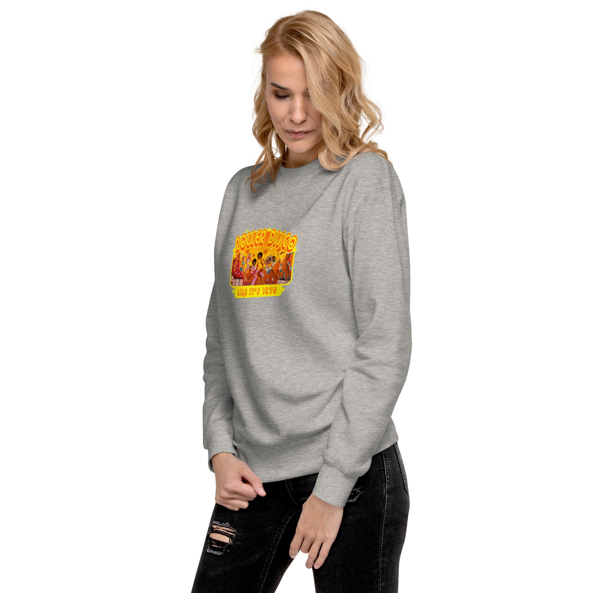 Sweatshirt premium unisexe Roller Disco 1975