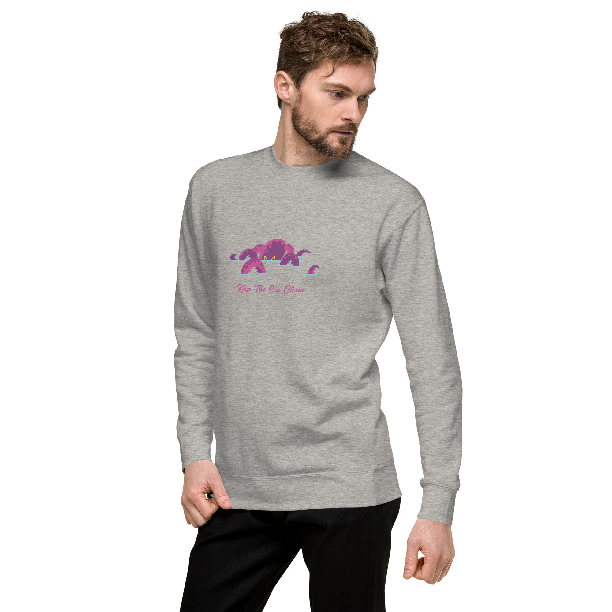 Sweatshirt premium unisexe Octopus Purple