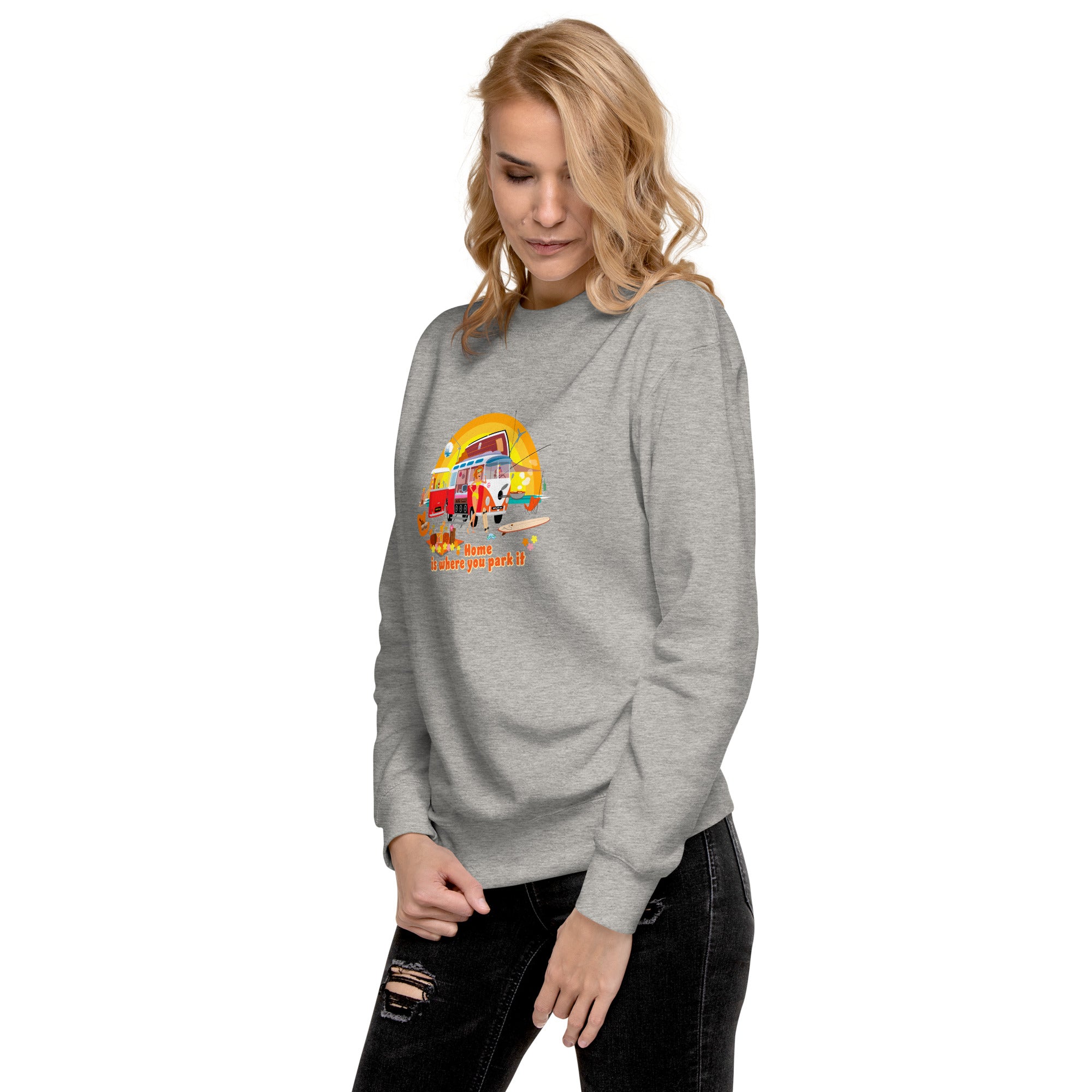 Sweatshirt premium unisexe Ultra Combi Home is where you park it