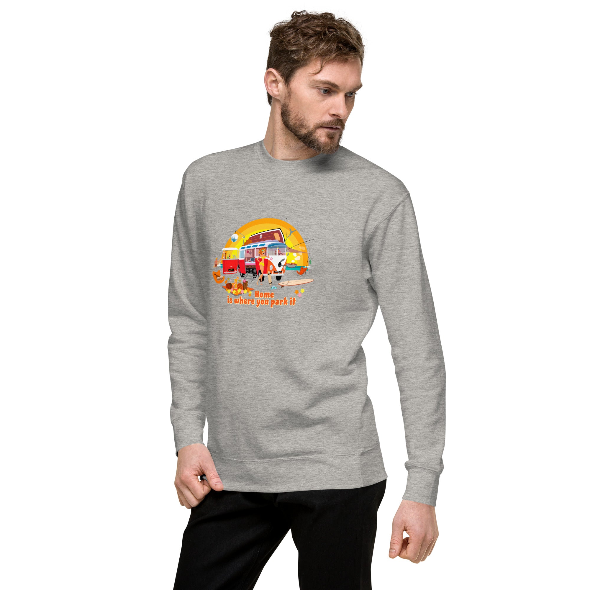 Sweatshirt premium unisexe Ultra Combi Home is where you park it