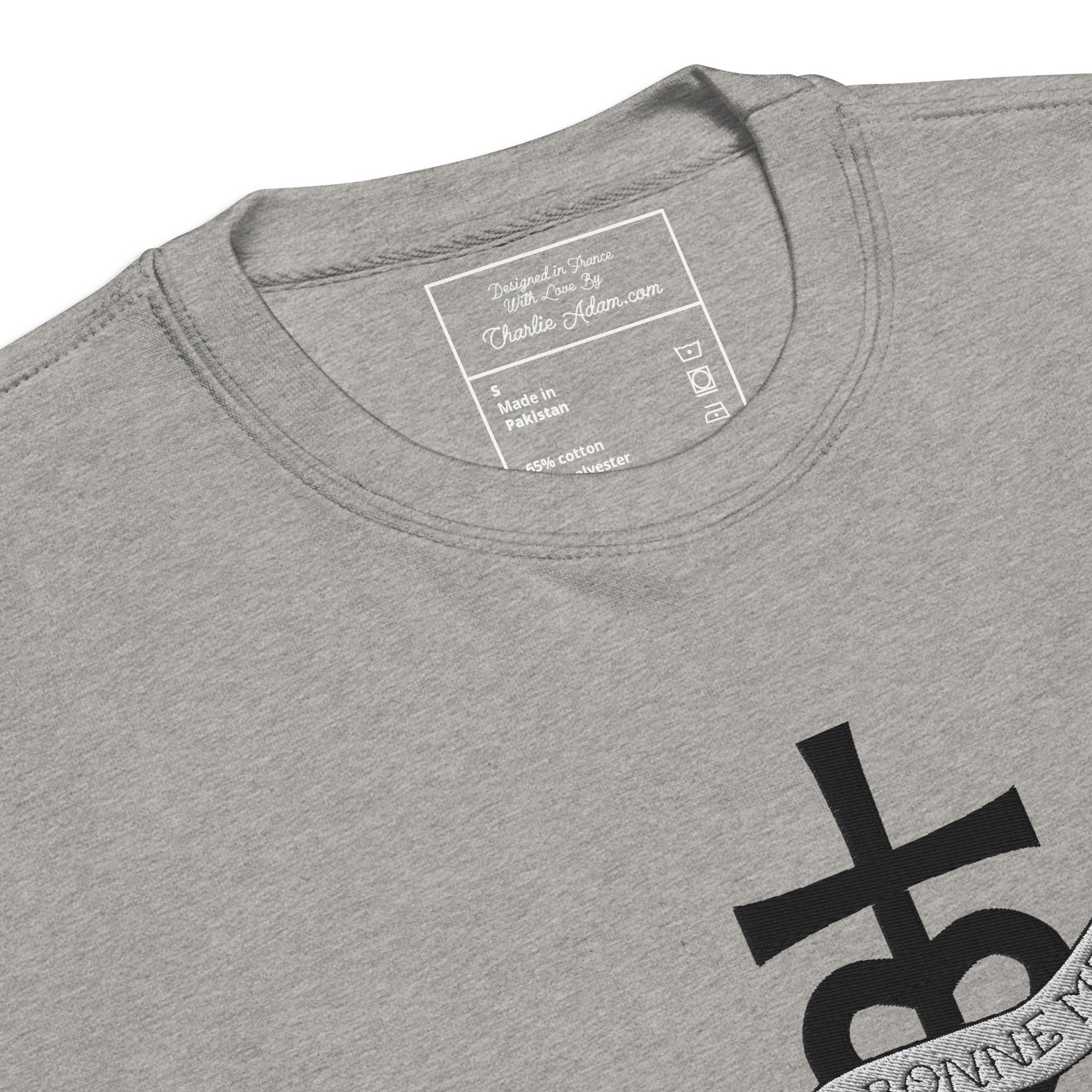 Sweatshirt premium unisexe Oh Bonne Mer 1 grand motif brodé