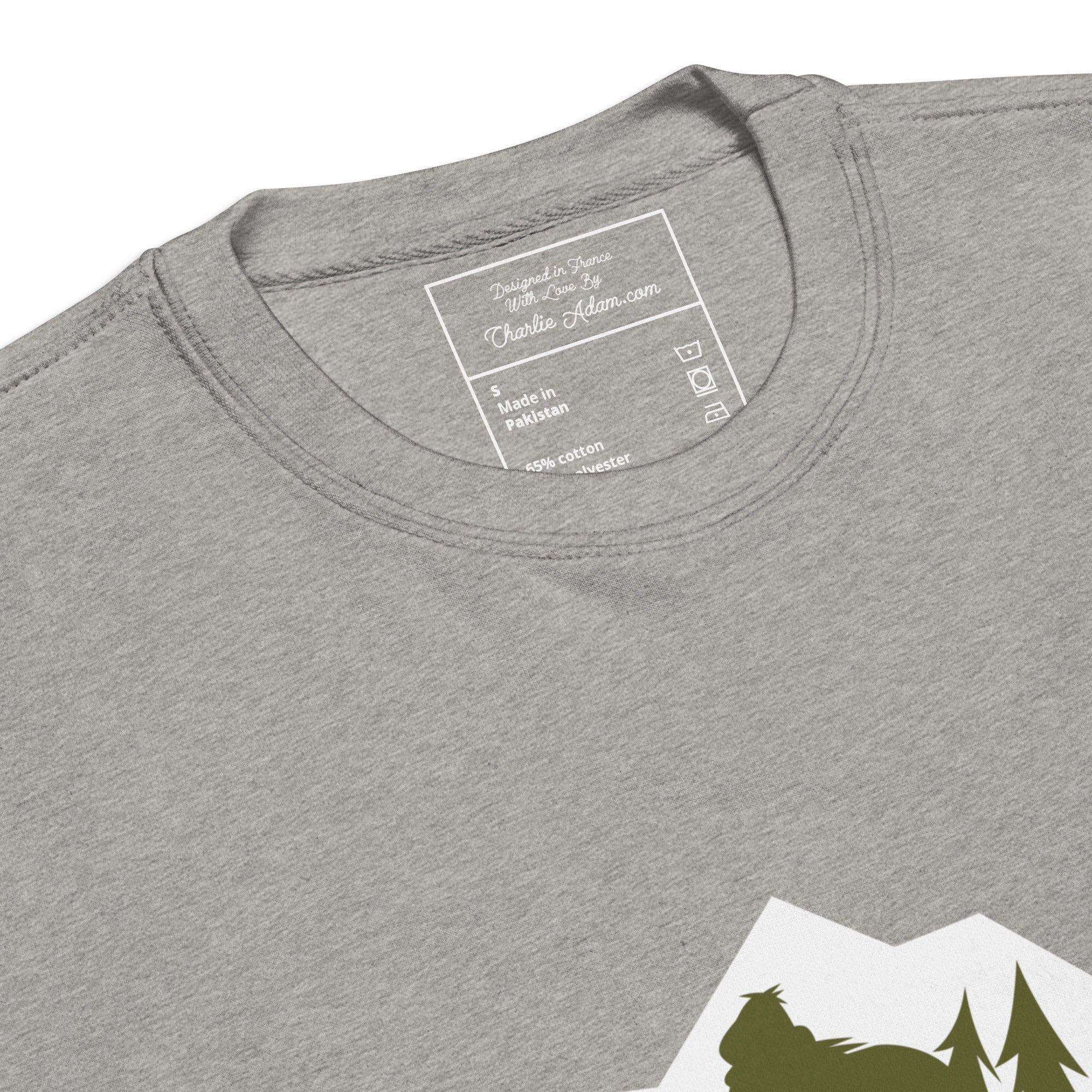 Unisex Premium Sweatshirt Save the Yetis, Plant more Trees