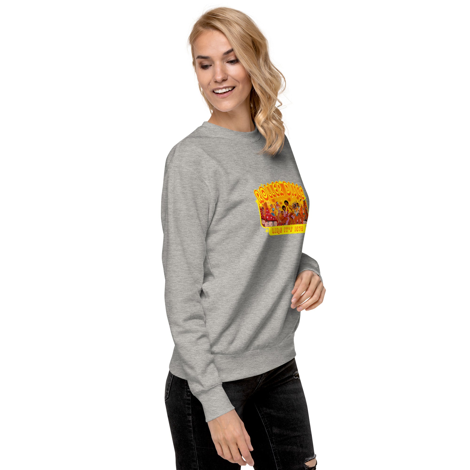 Sweatshirt premium unisexe Roller Disco 1975