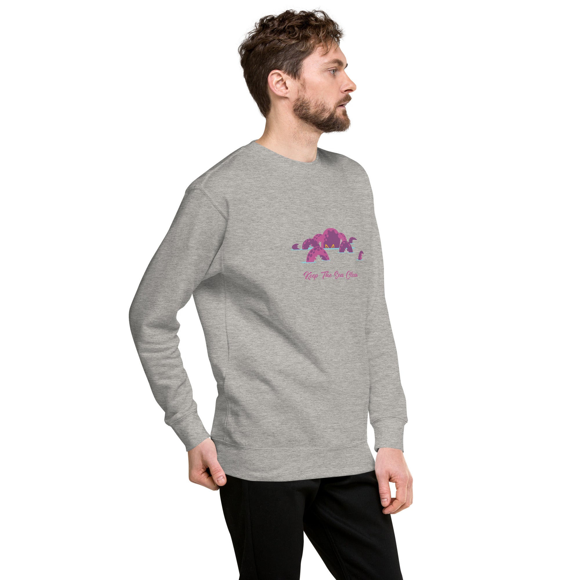 Sweatshirt premium unisexe Octopus Purple