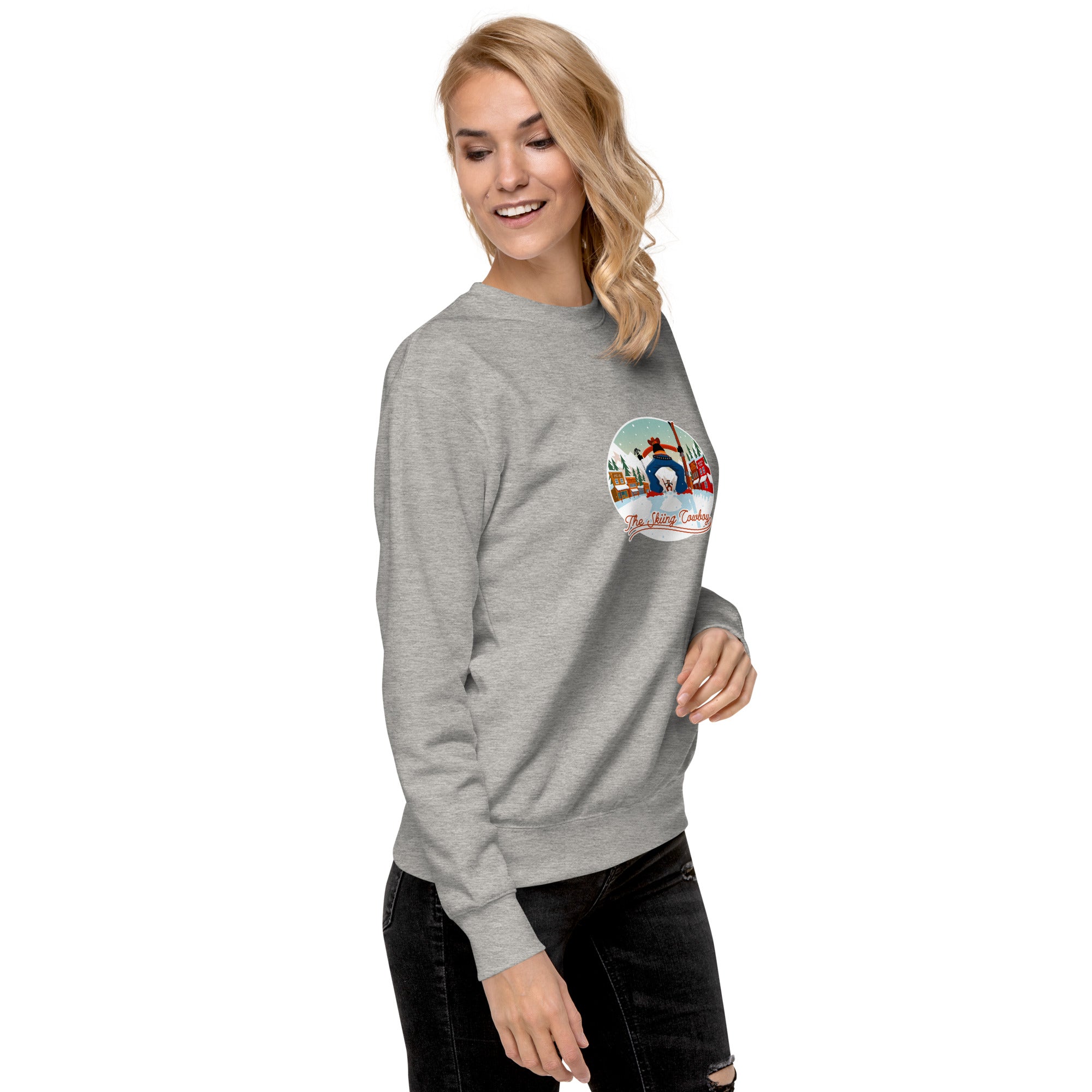 Sweatshirt premium unisexe Ski Fight at OK Corral