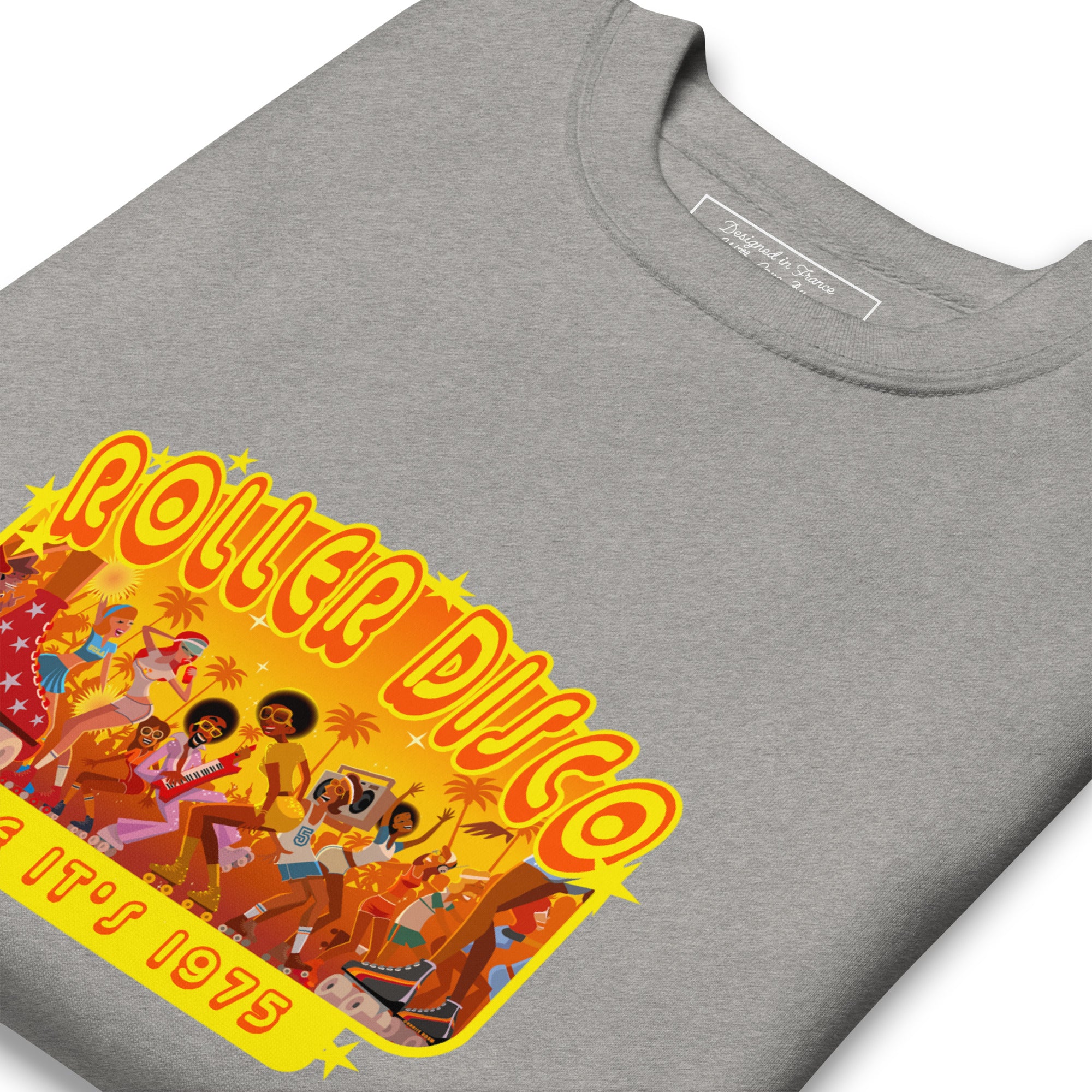 Sweatshirt premium unisexe Roller Disco 1975