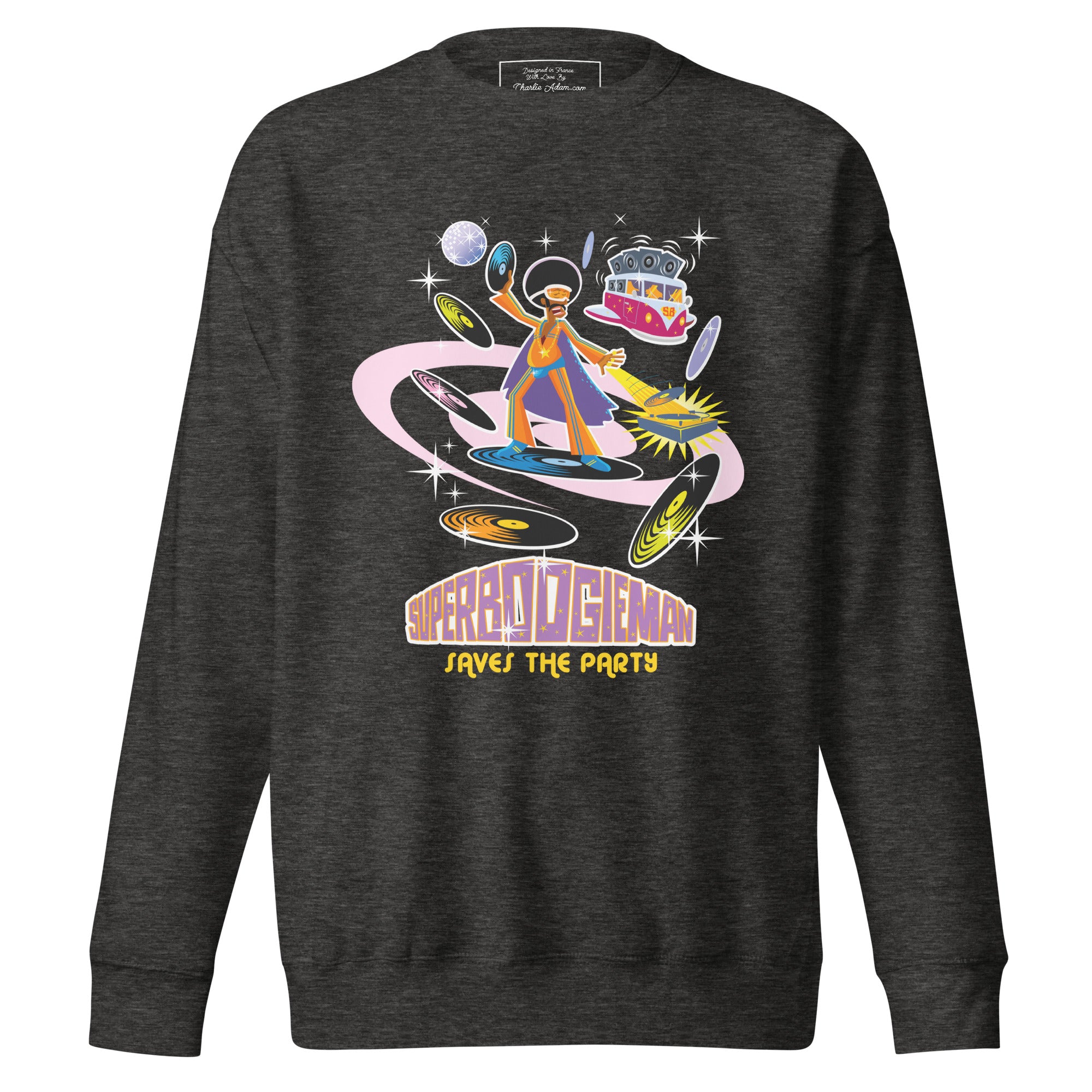 Unisex Premium Sweatshirt Superboogieman Saves the Party