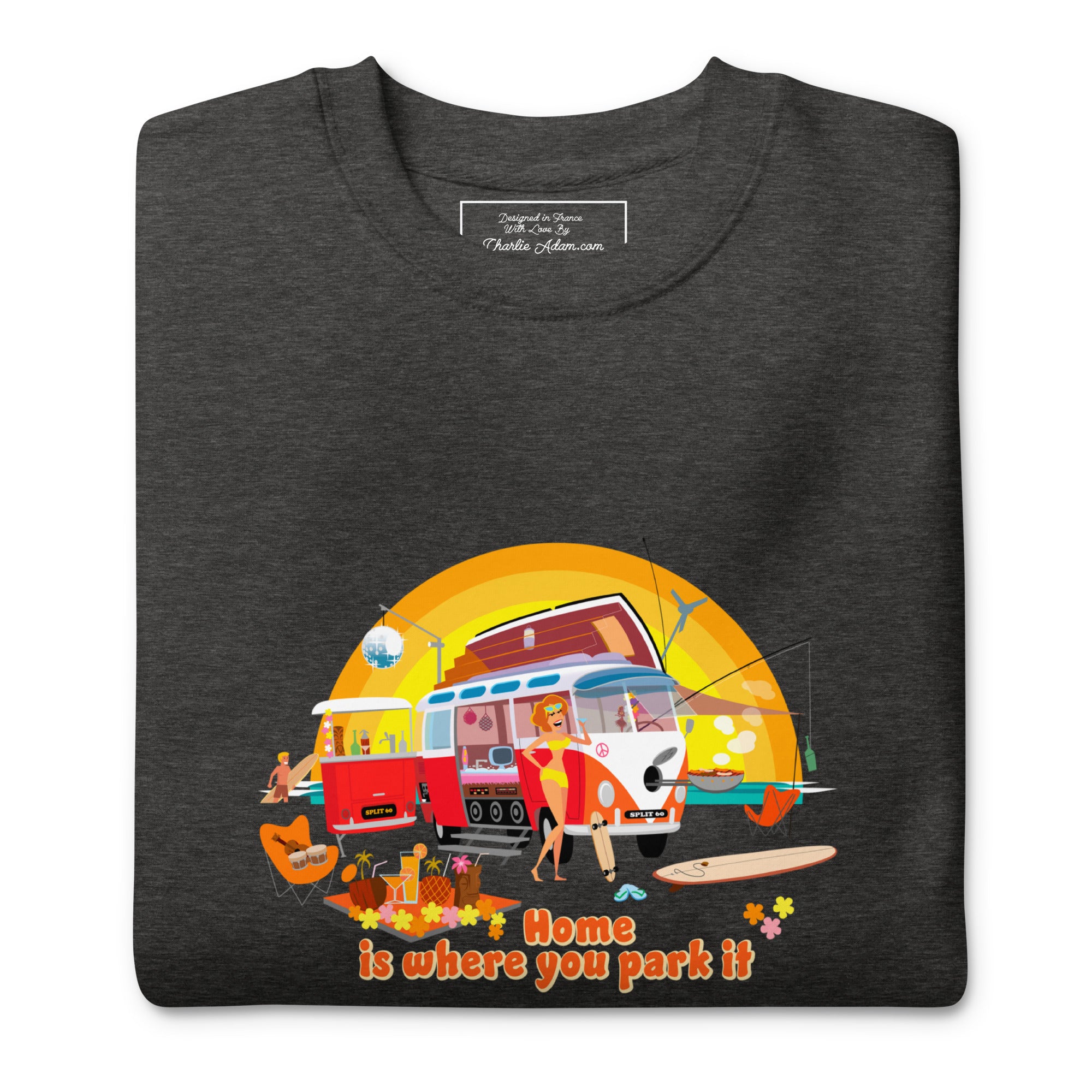 Sweatshirt premium unisexe Ultra Combi Home is where you park it