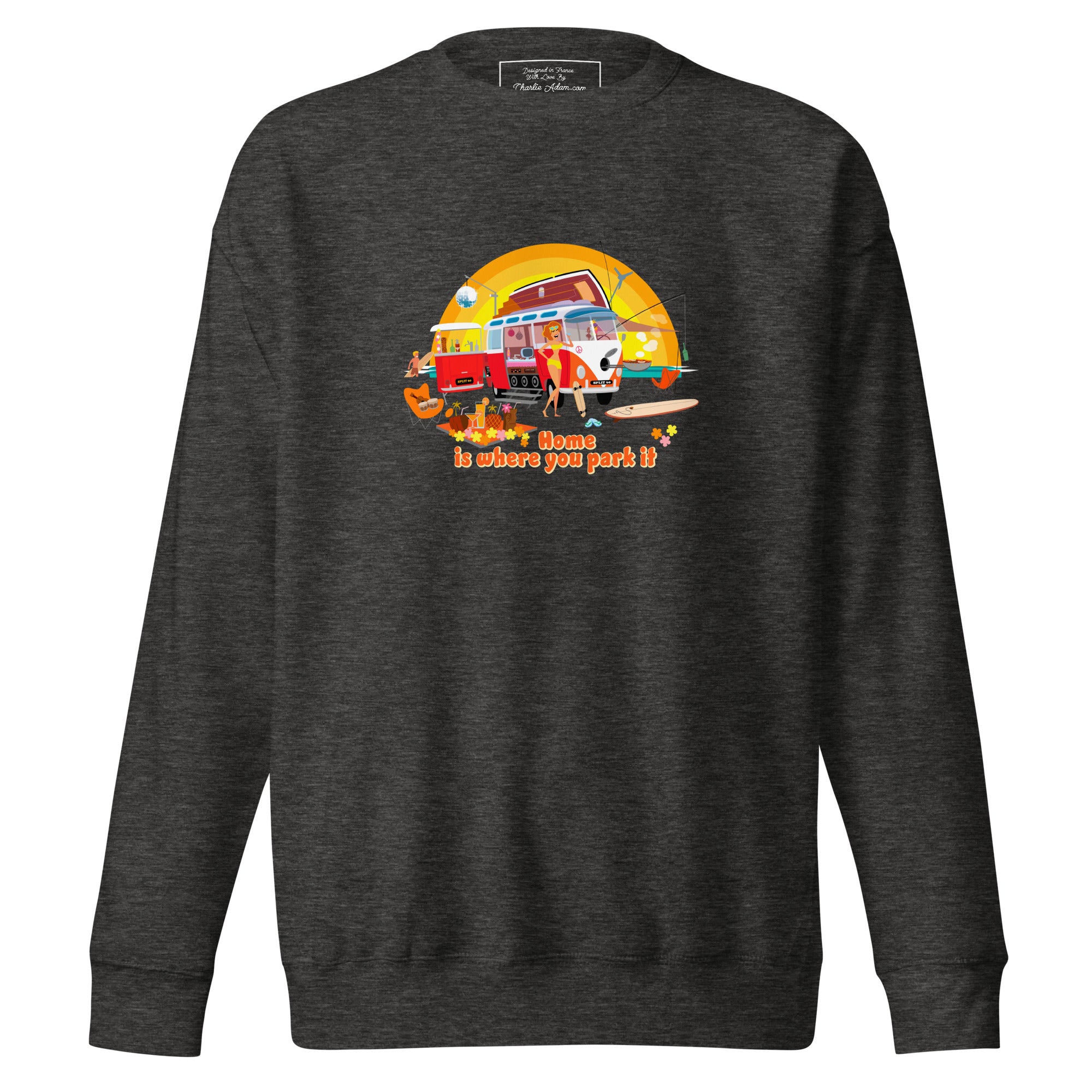 Sweatshirt premium unisexe Ultra Combi Home is where you park it