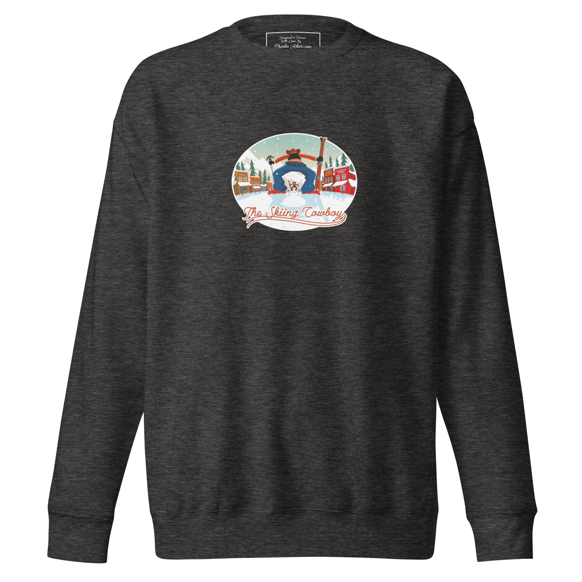 Sweatshirt premium unisexe Ski Fight at OK Corral