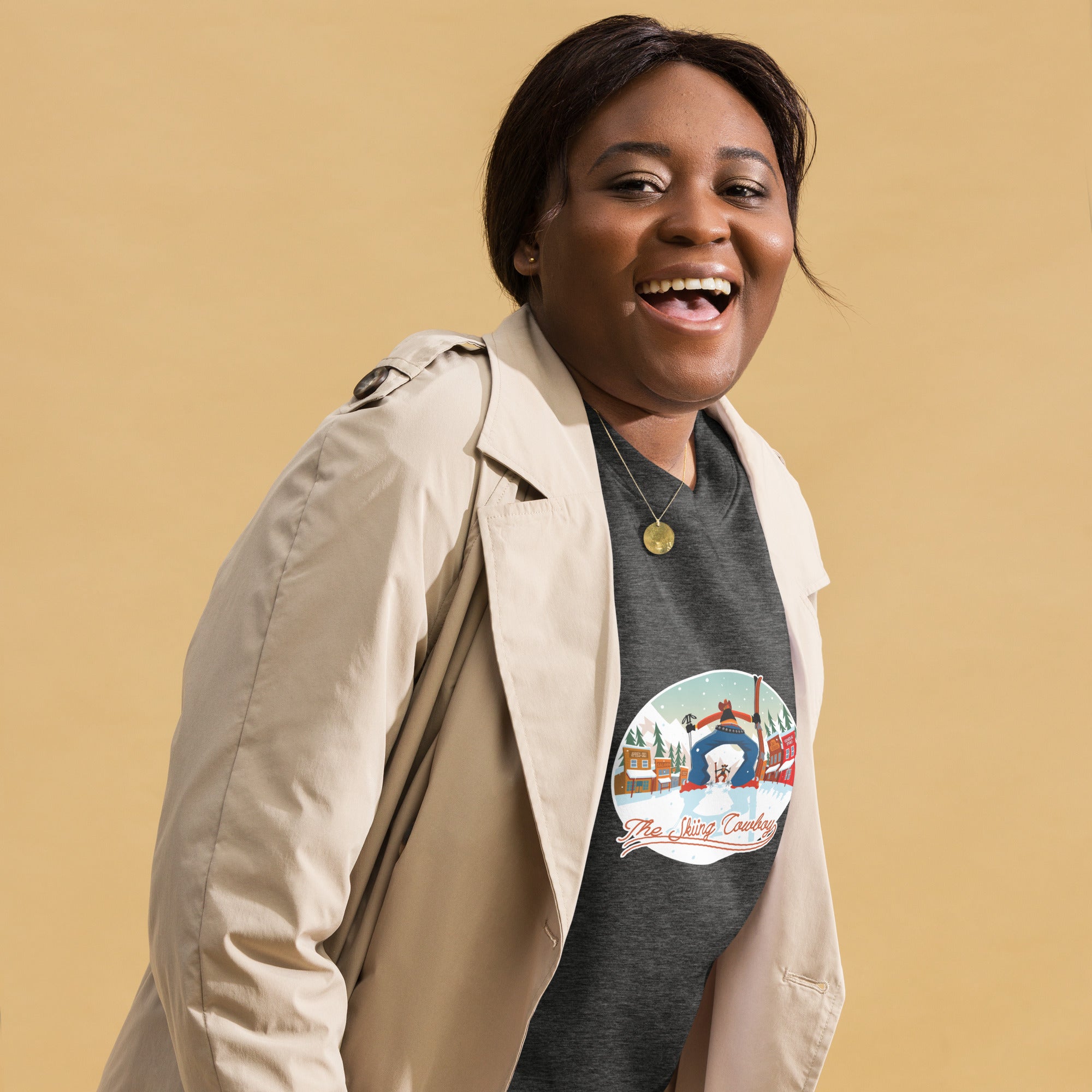 Sweatshirt premium unisexe Ski Fight at OK Corral