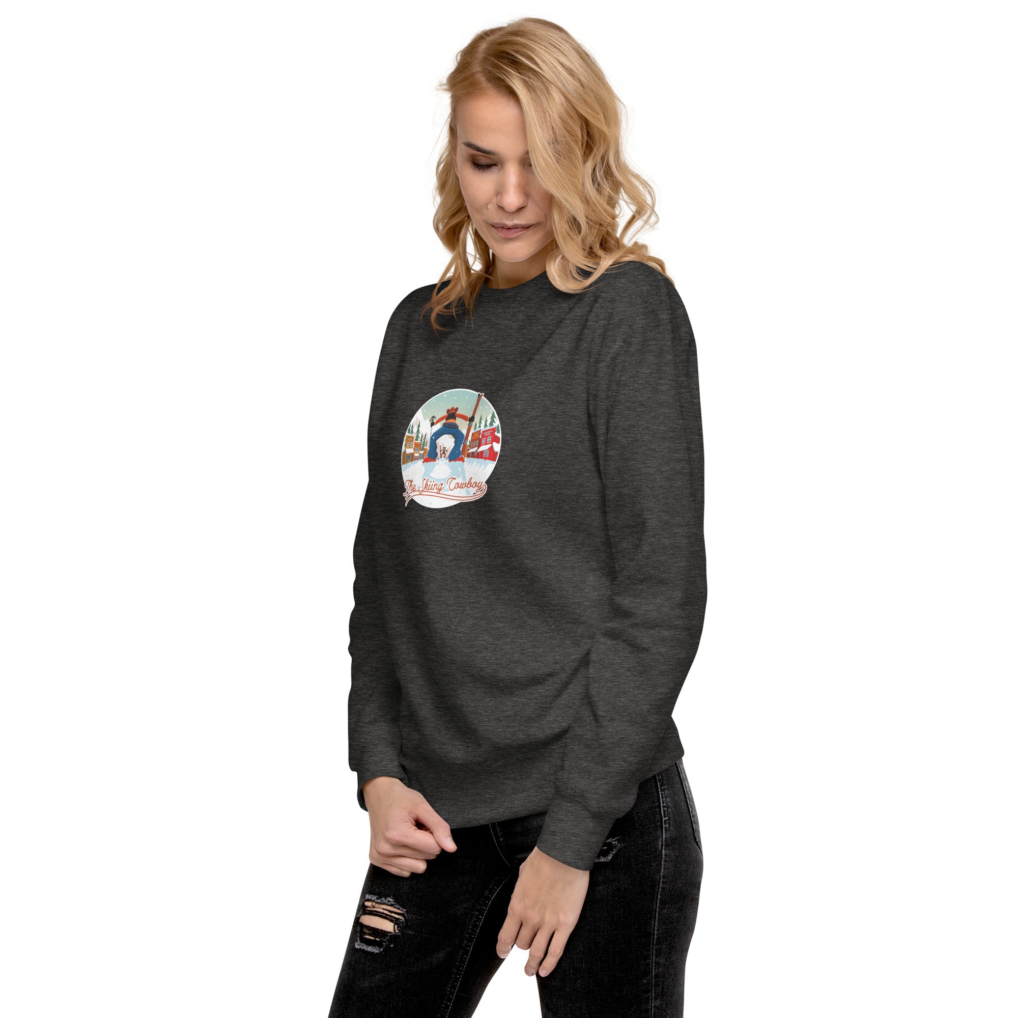 Sweatshirt premium unisexe Ski Fight at OK Corral