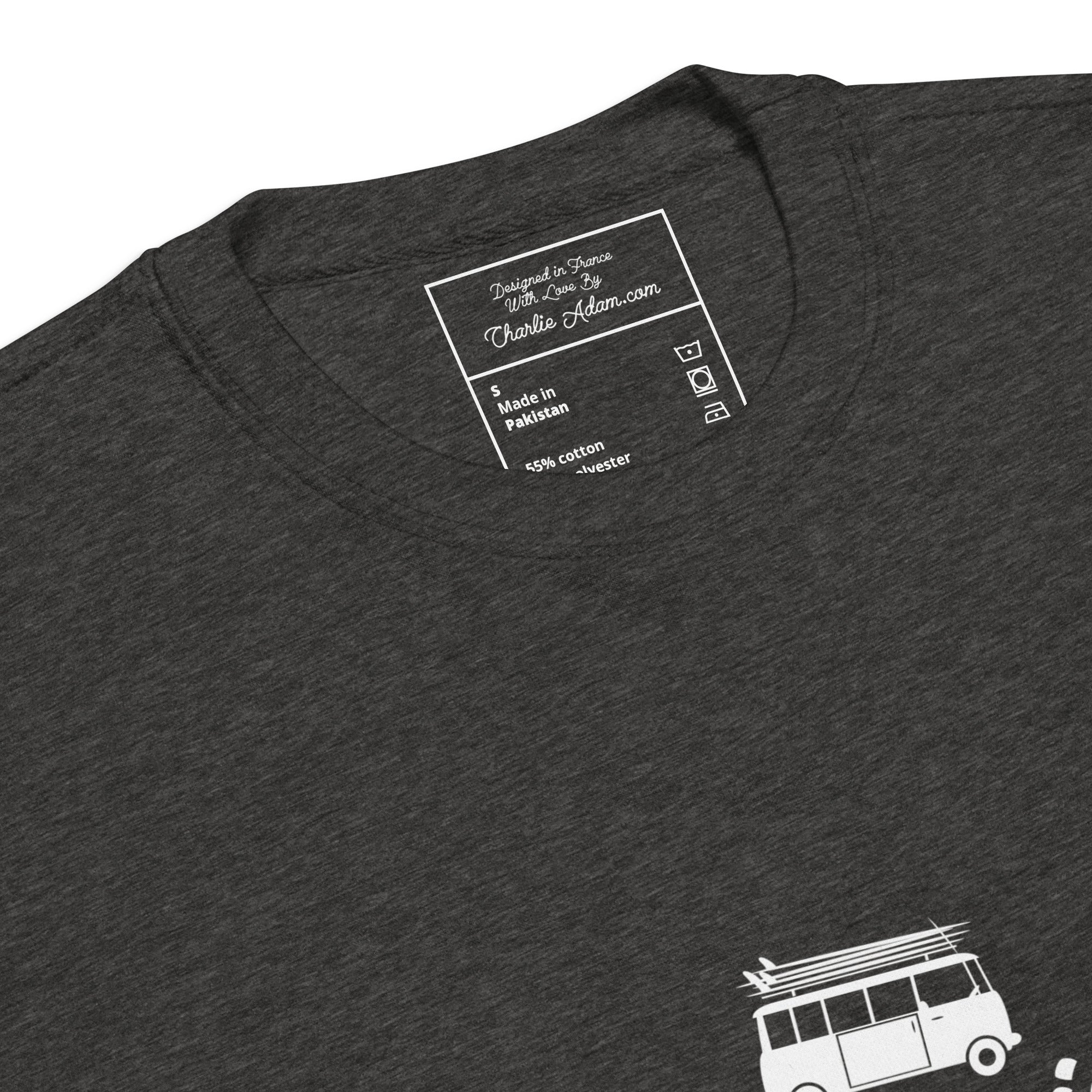 Sweatshirt premium unisexe White Surf Combi Home is where you park it