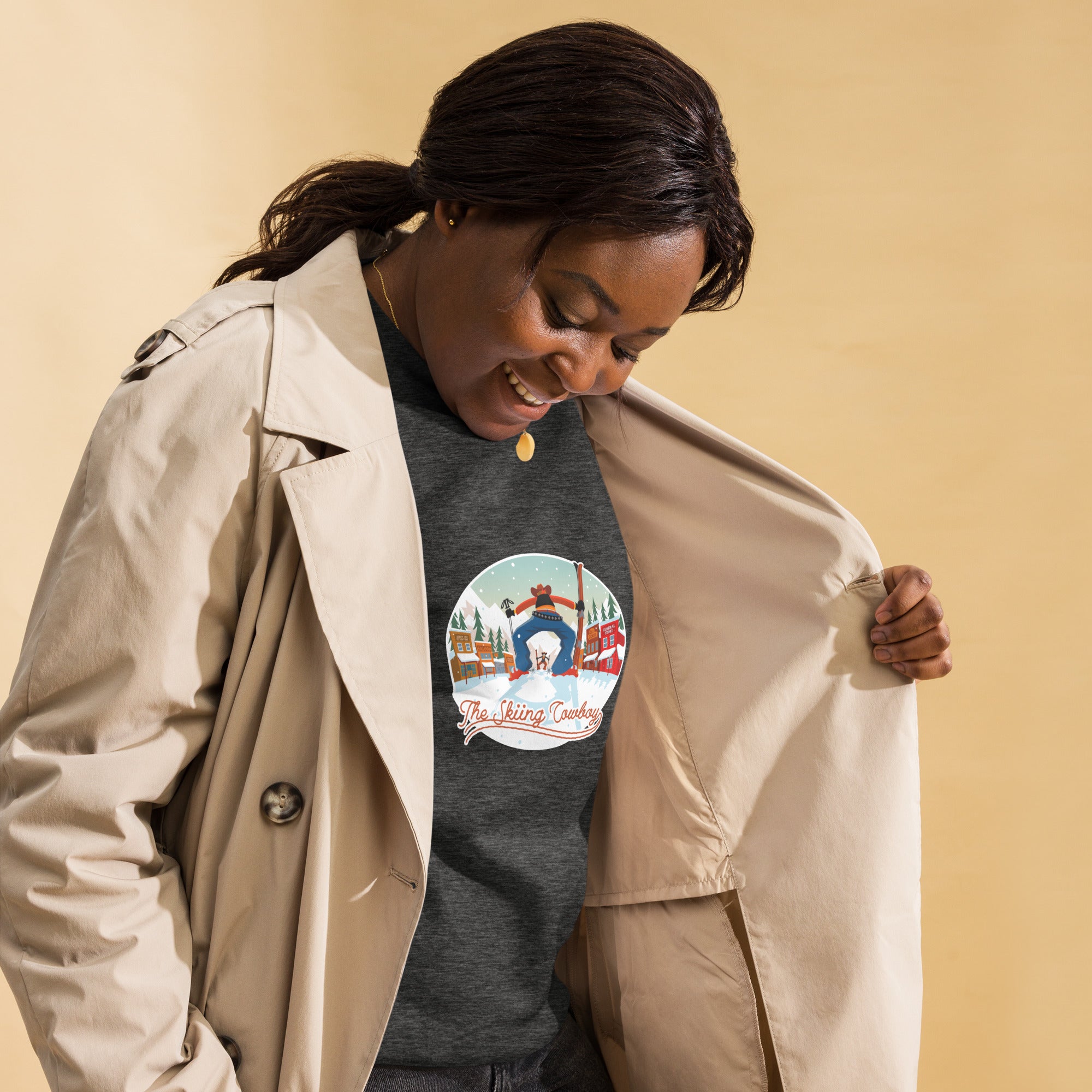 Sweatshirt premium unisexe Ski Fight at OK Corral