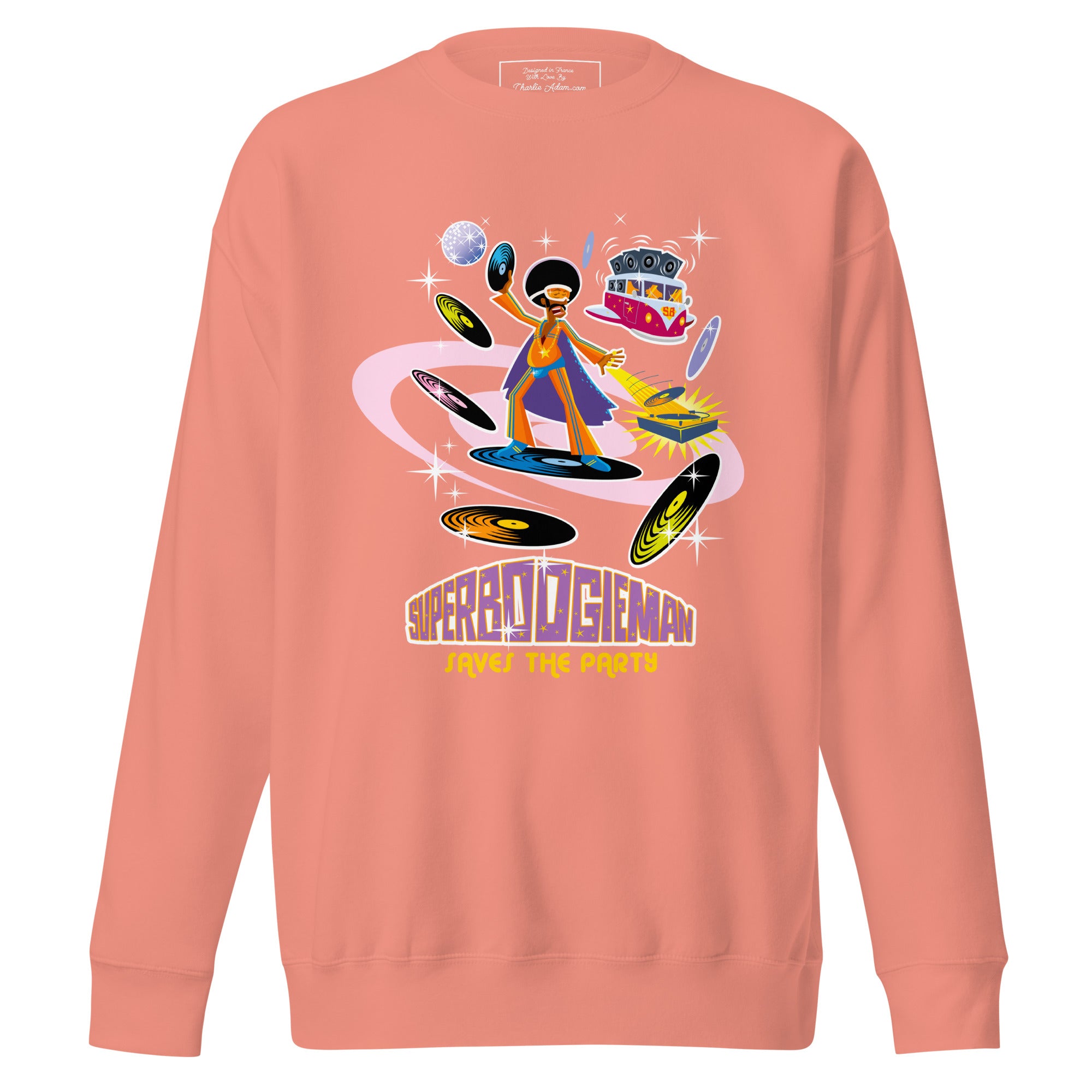 Unisex Premium Sweatshirt Superboogieman Saves the Party