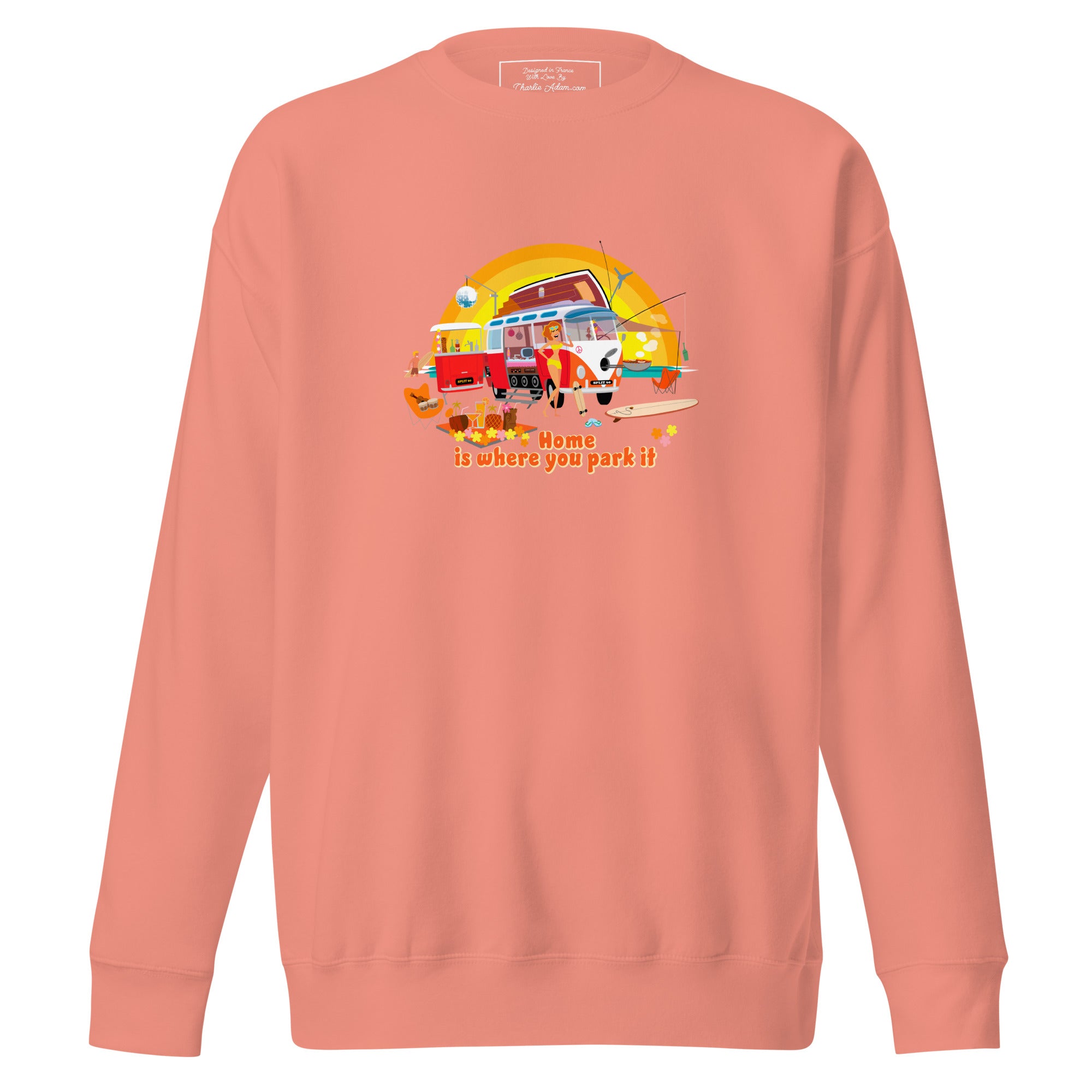 Sweatshirt premium unisexe Ultra Combi Home is where you park it