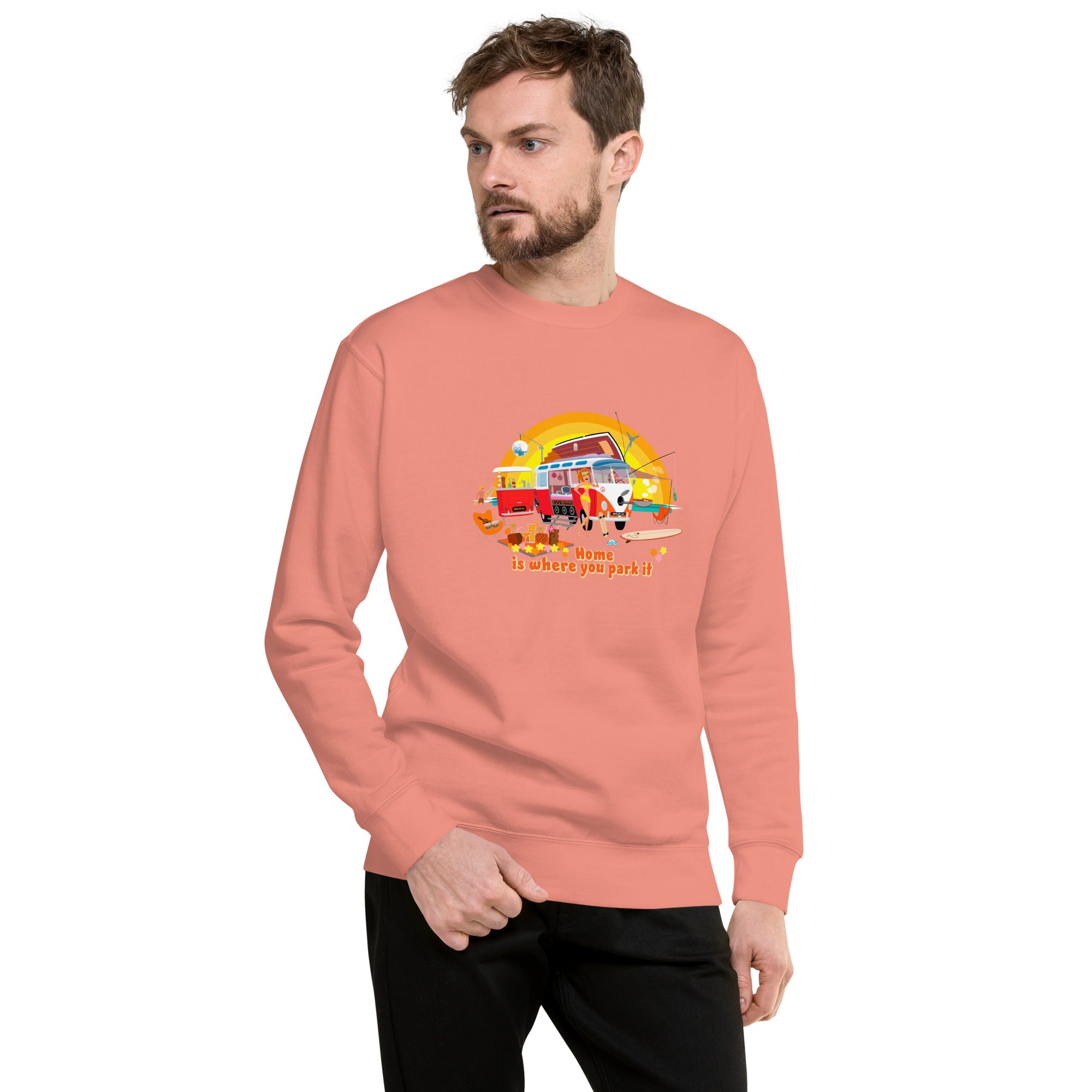 Sweatshirt premium unisexe Ultra Combi Home is where you park it