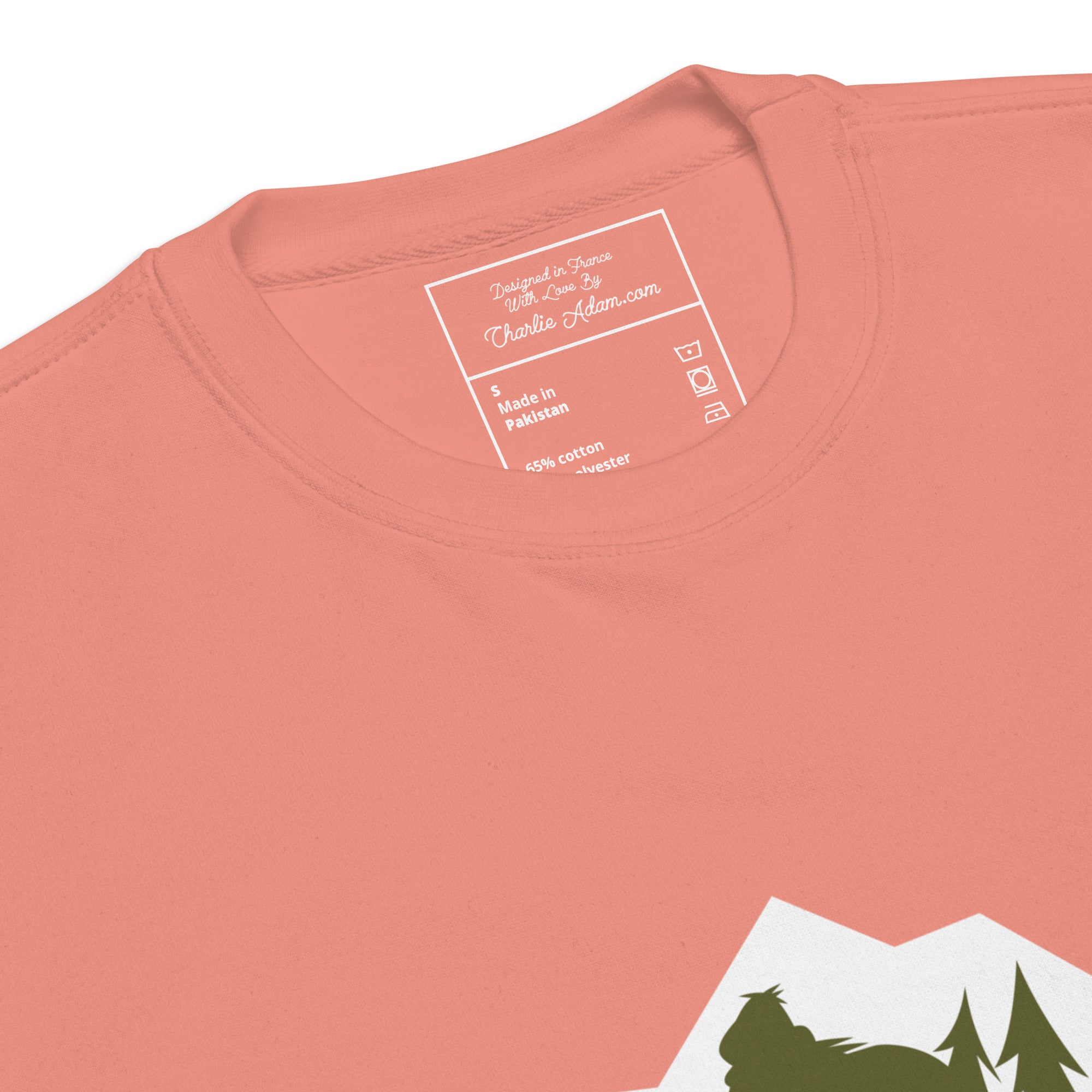 Unisex Premium Sweatshirt Save the Yetis, Plant more Trees