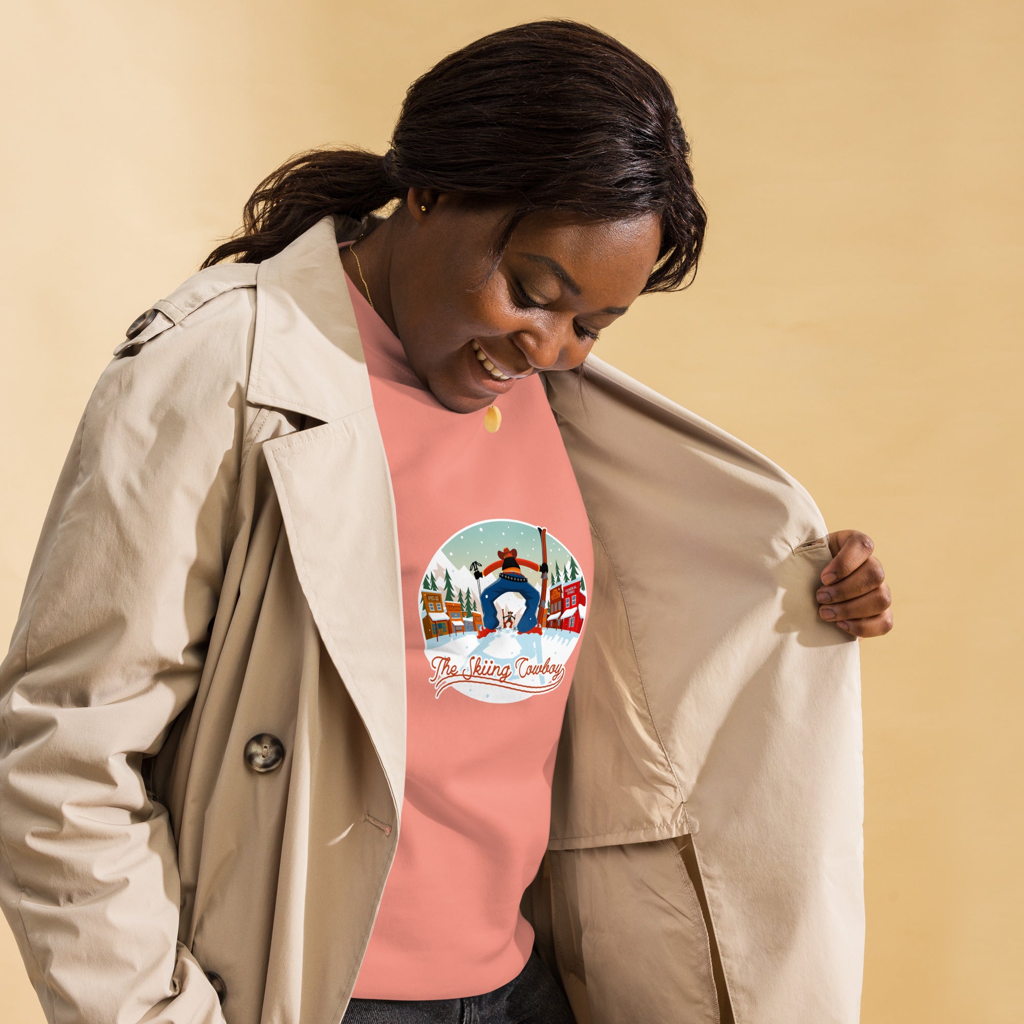 Sweatshirt premium unisexe Ski Fight at OK Corral