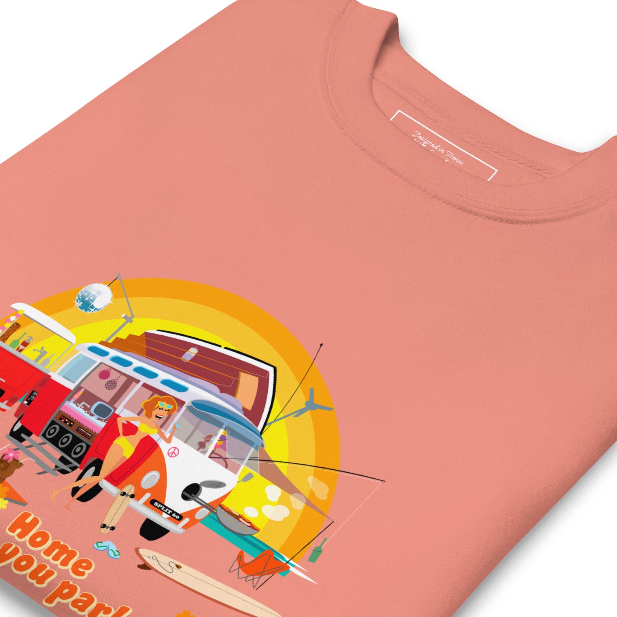 Sweatshirt premium unisexe Ultra Combi Home is where you park it