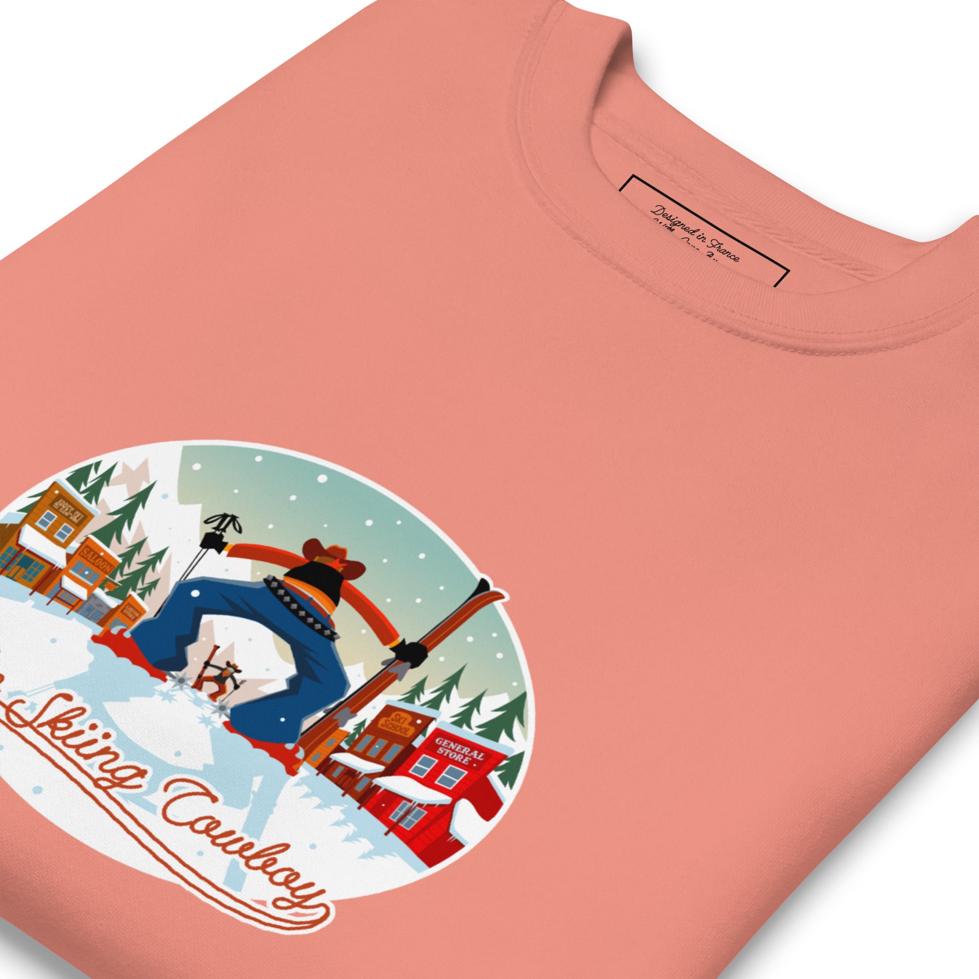 Sweatshirt premium unisexe Ski Fight at OK Corral