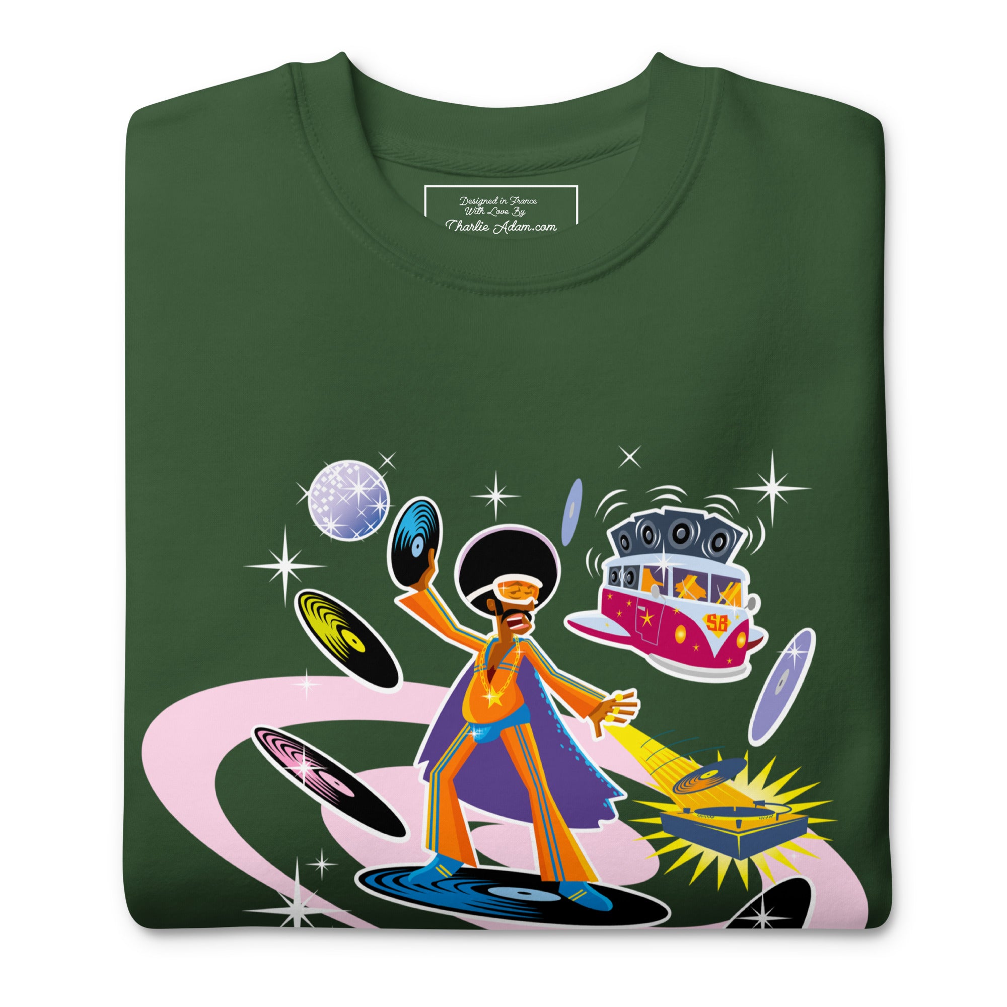 Unisex Premium Sweatshirt Superboogieman Saves the Party