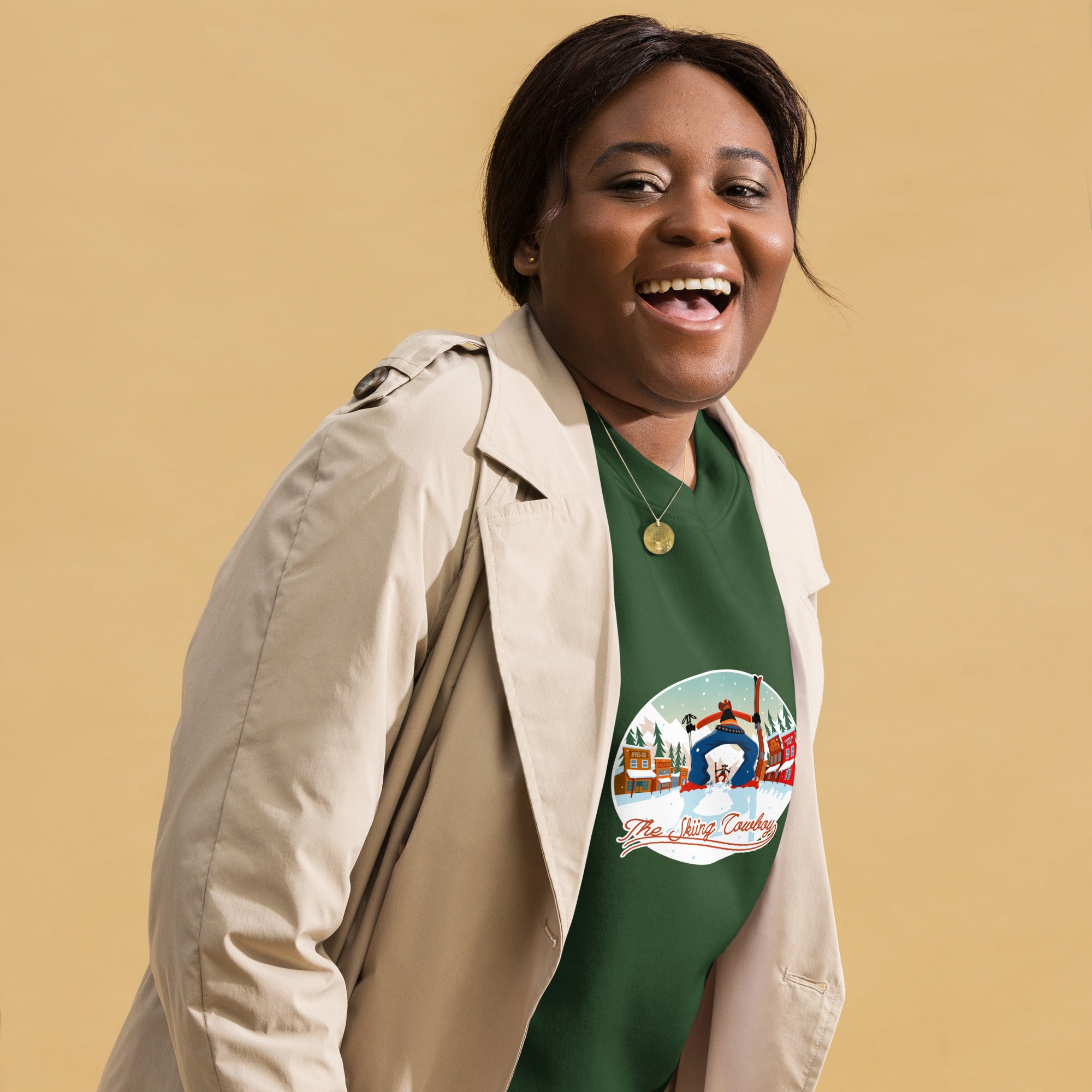 Sweatshirt premium unisexe Ski Fight at OK Corral