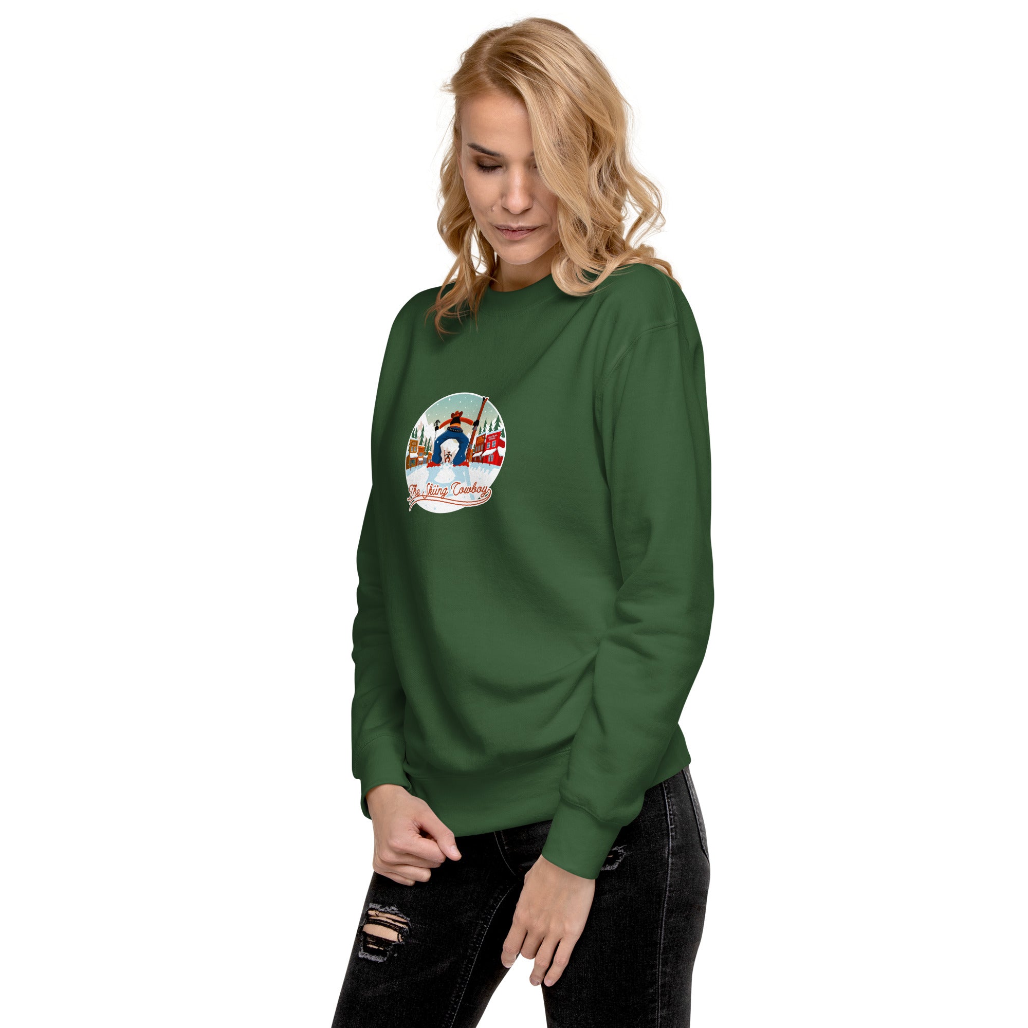 Sweatshirt premium unisexe Ski Fight at OK Corral