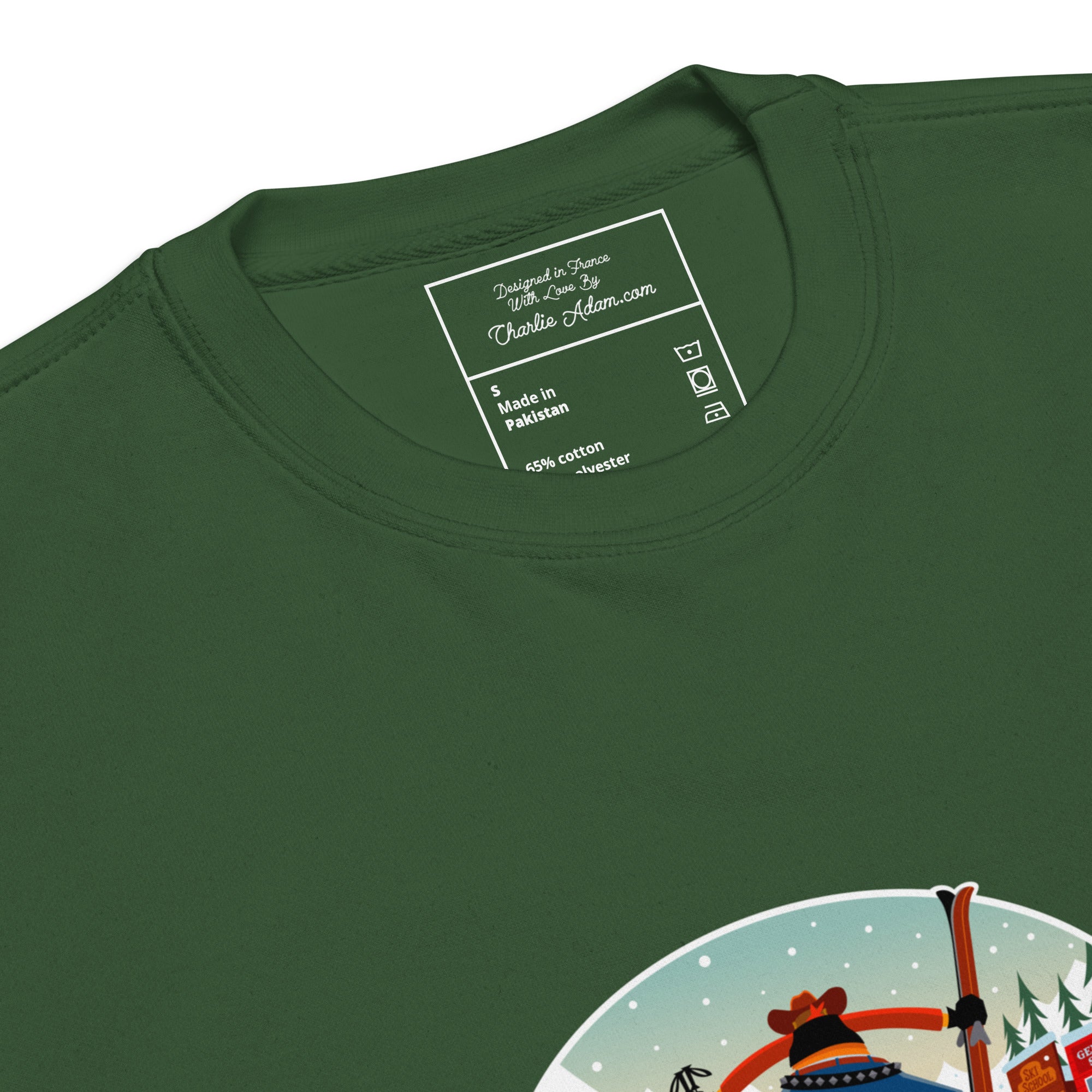 Sweatshirt premium unisexe Ski Fight at OK Corral