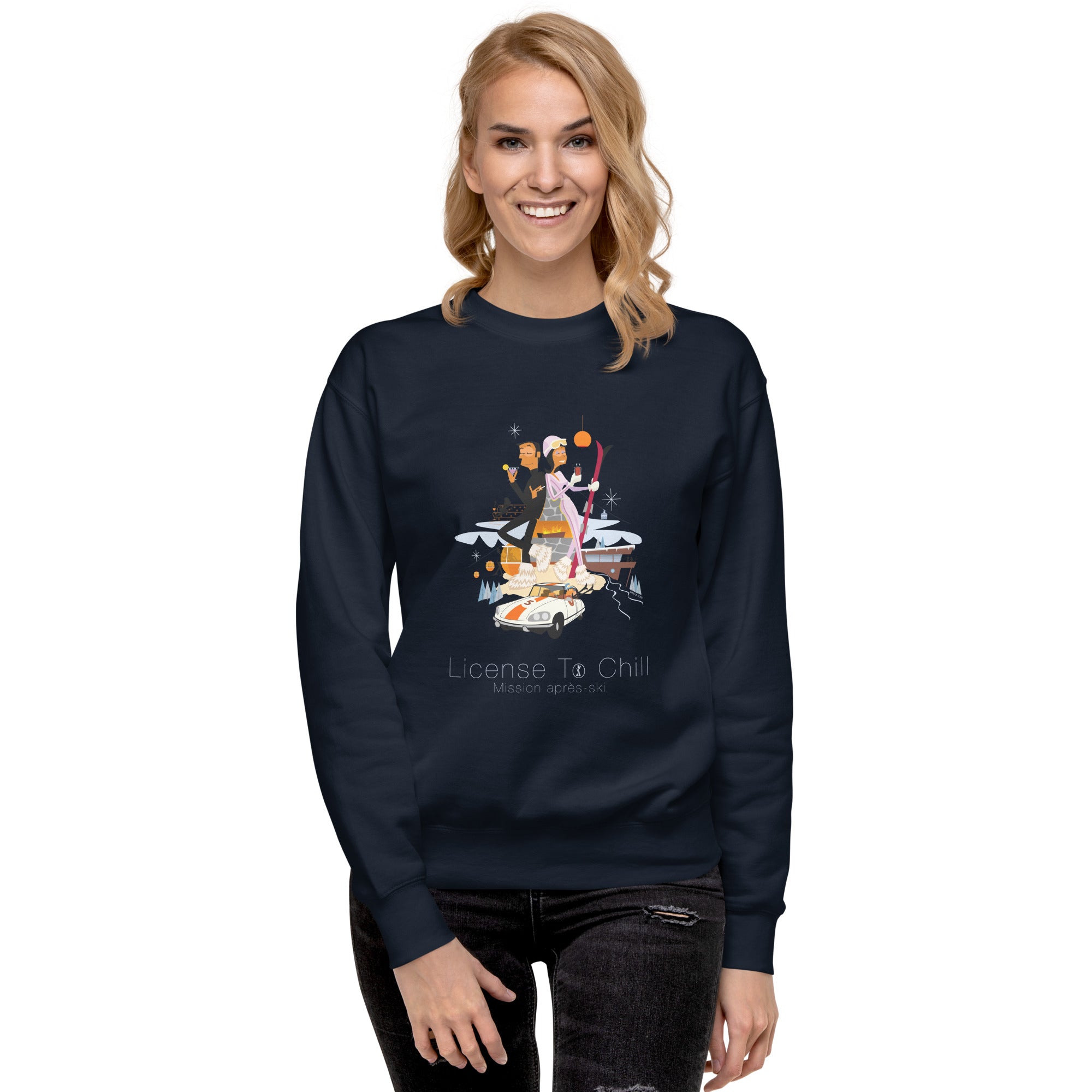 Sweatshirt premium unisexe License To Chill Mission Après-Ski