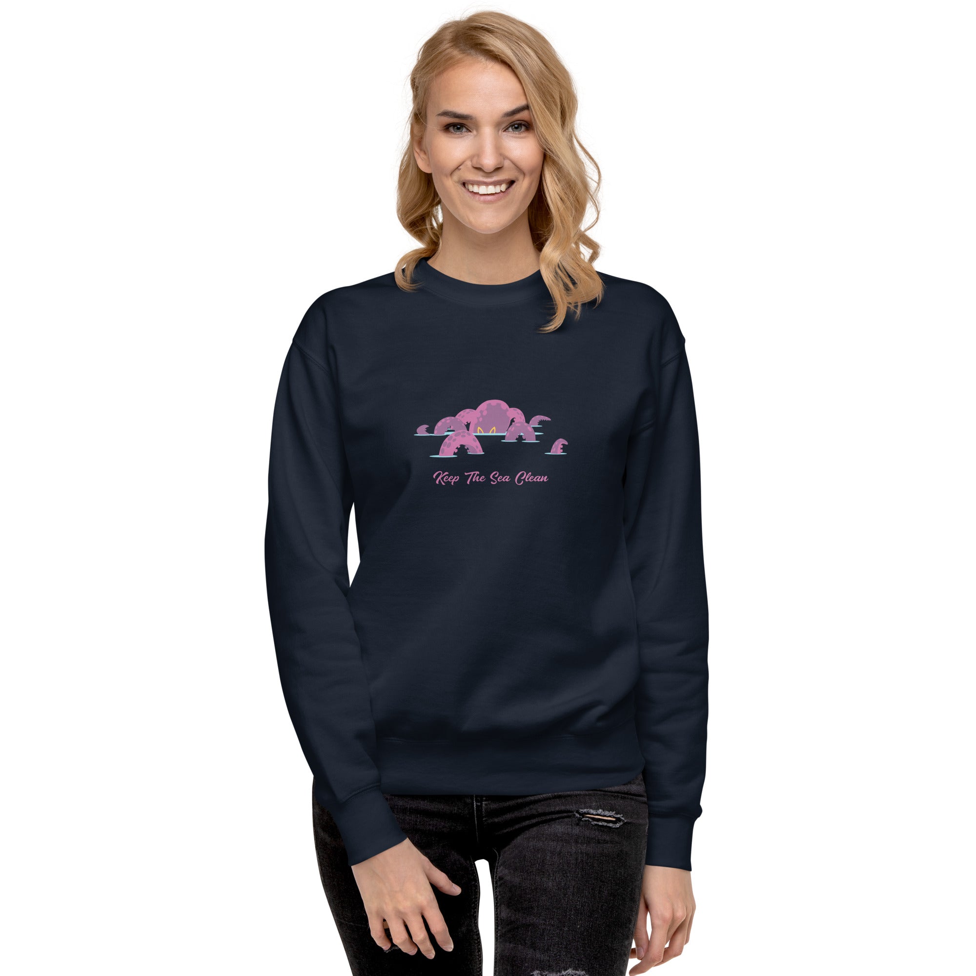 Sweatshirt premium unisexe Octopus Purple