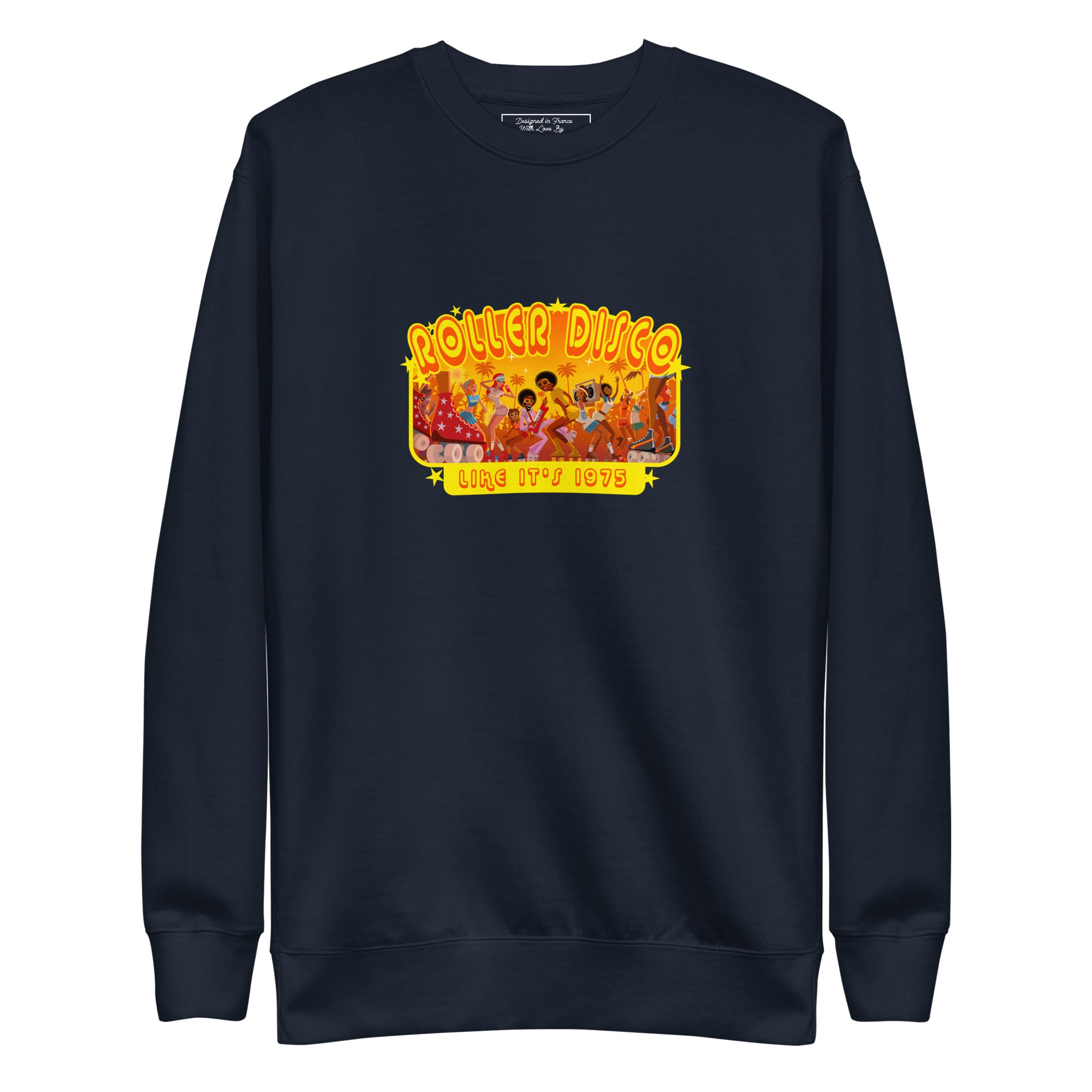 Sweatshirt premium unisexe Roller Disco 1975