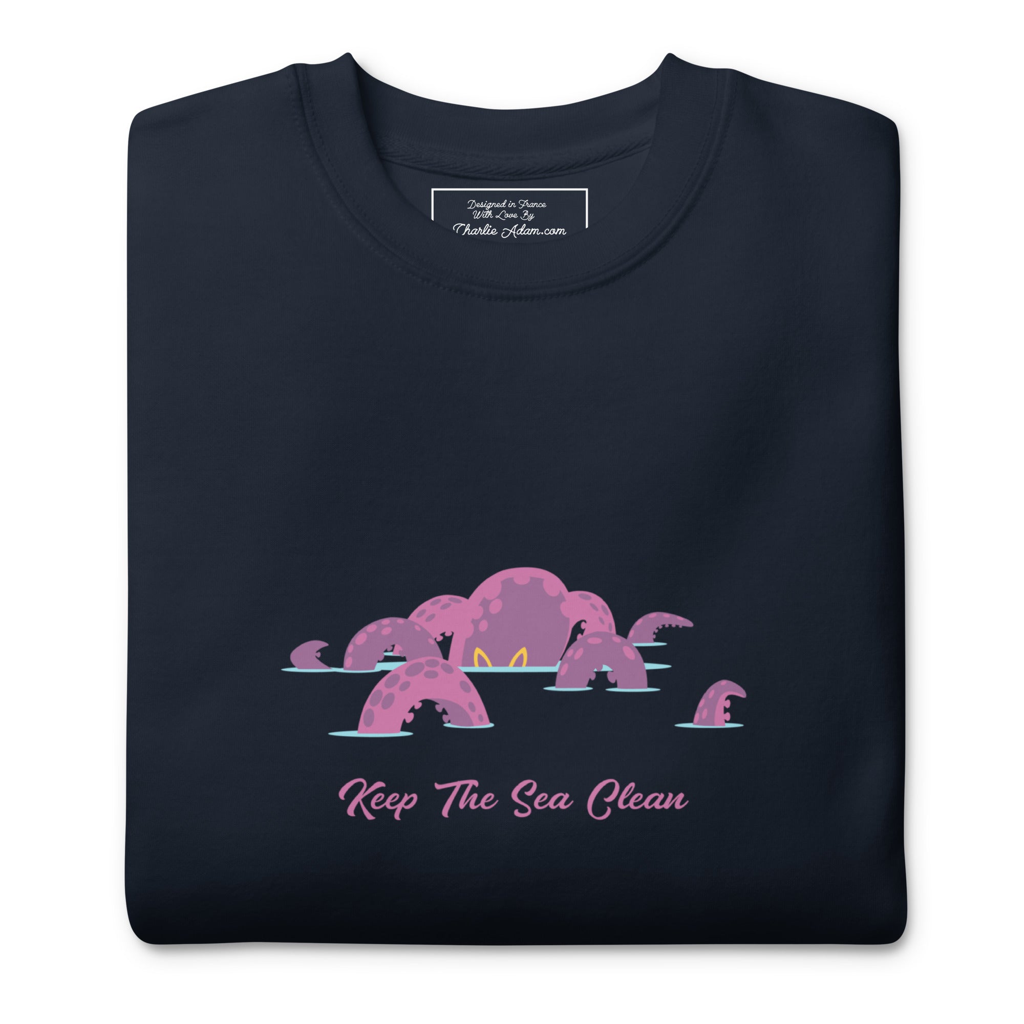 Sweatshirt premium unisexe Octopus Purple