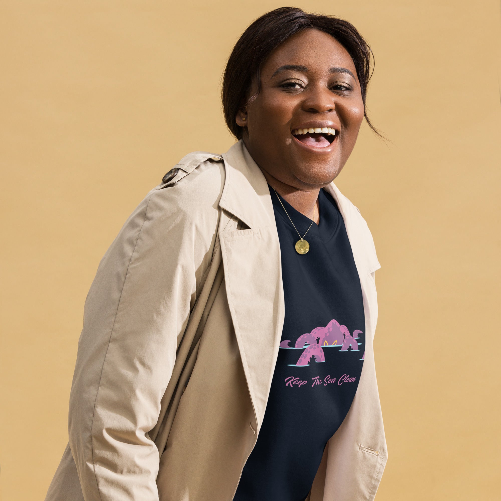 Sweatshirt premium unisexe Octopus Purple