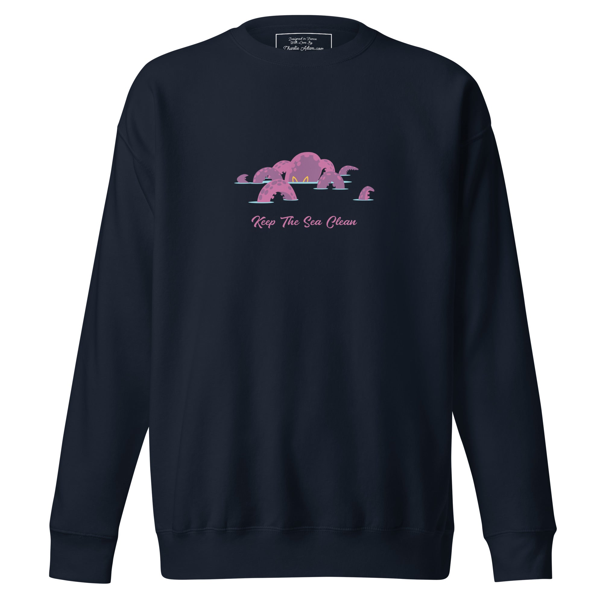 Sweatshirt premium unisexe Octopus Purple