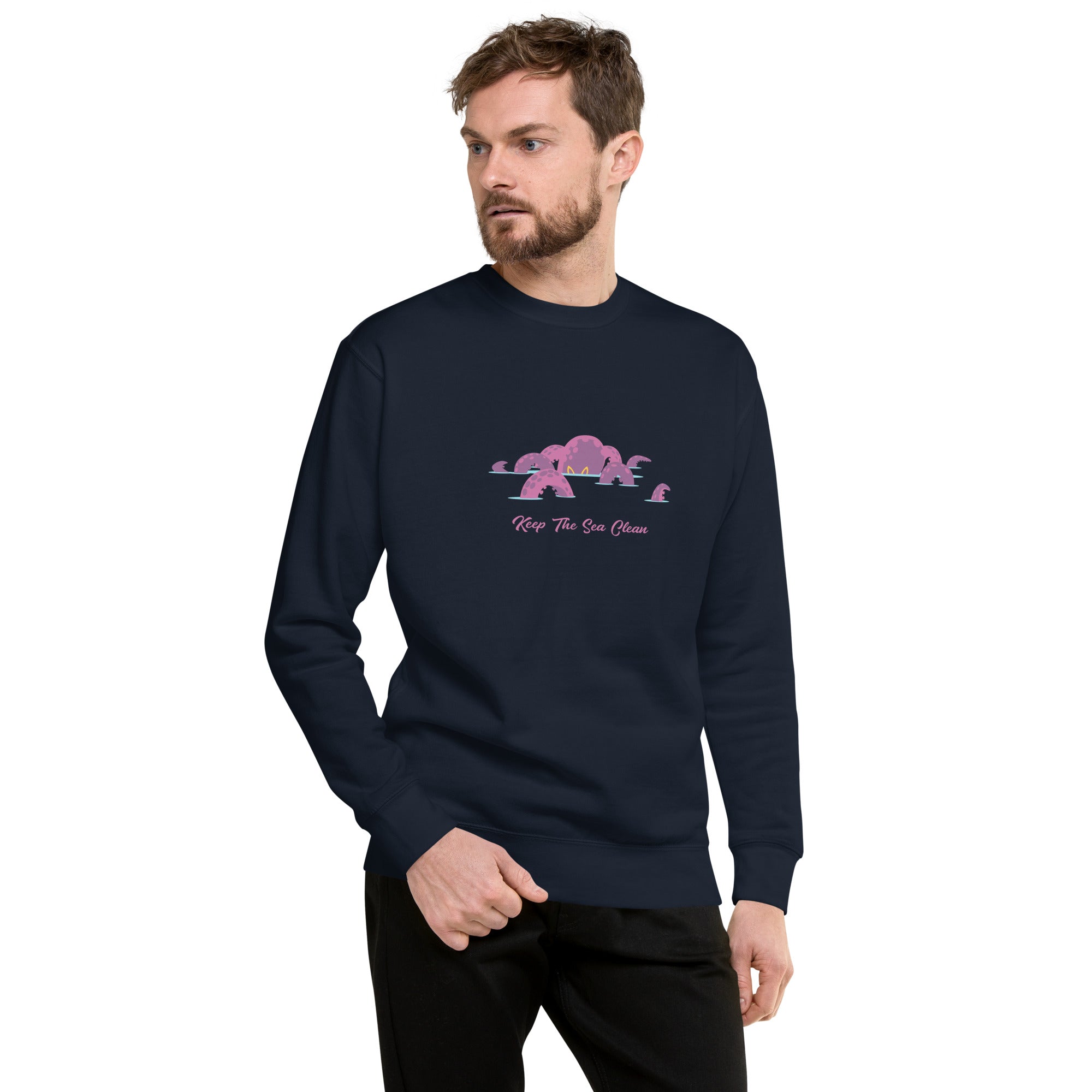 Sweatshirt premium unisexe Octopus Purple