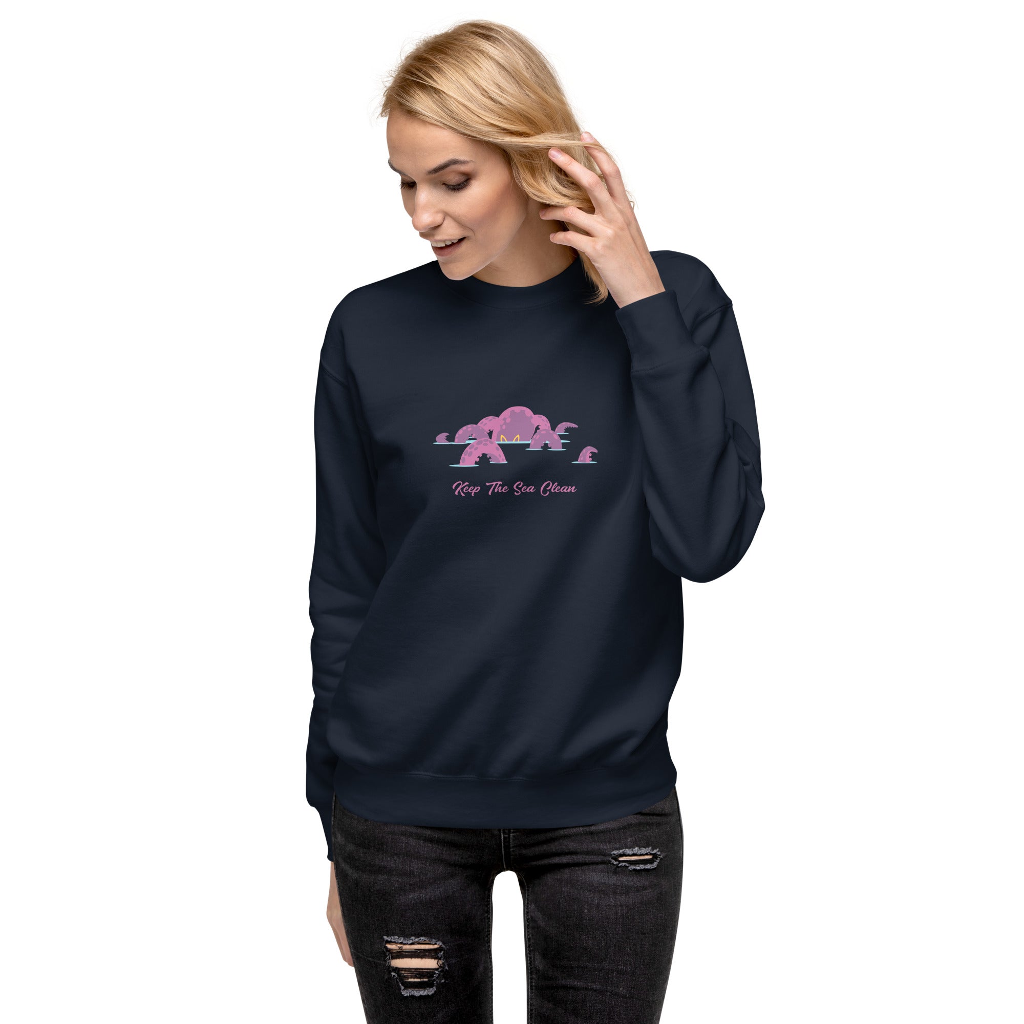 Sweatshirt premium unisexe Octopus Purple