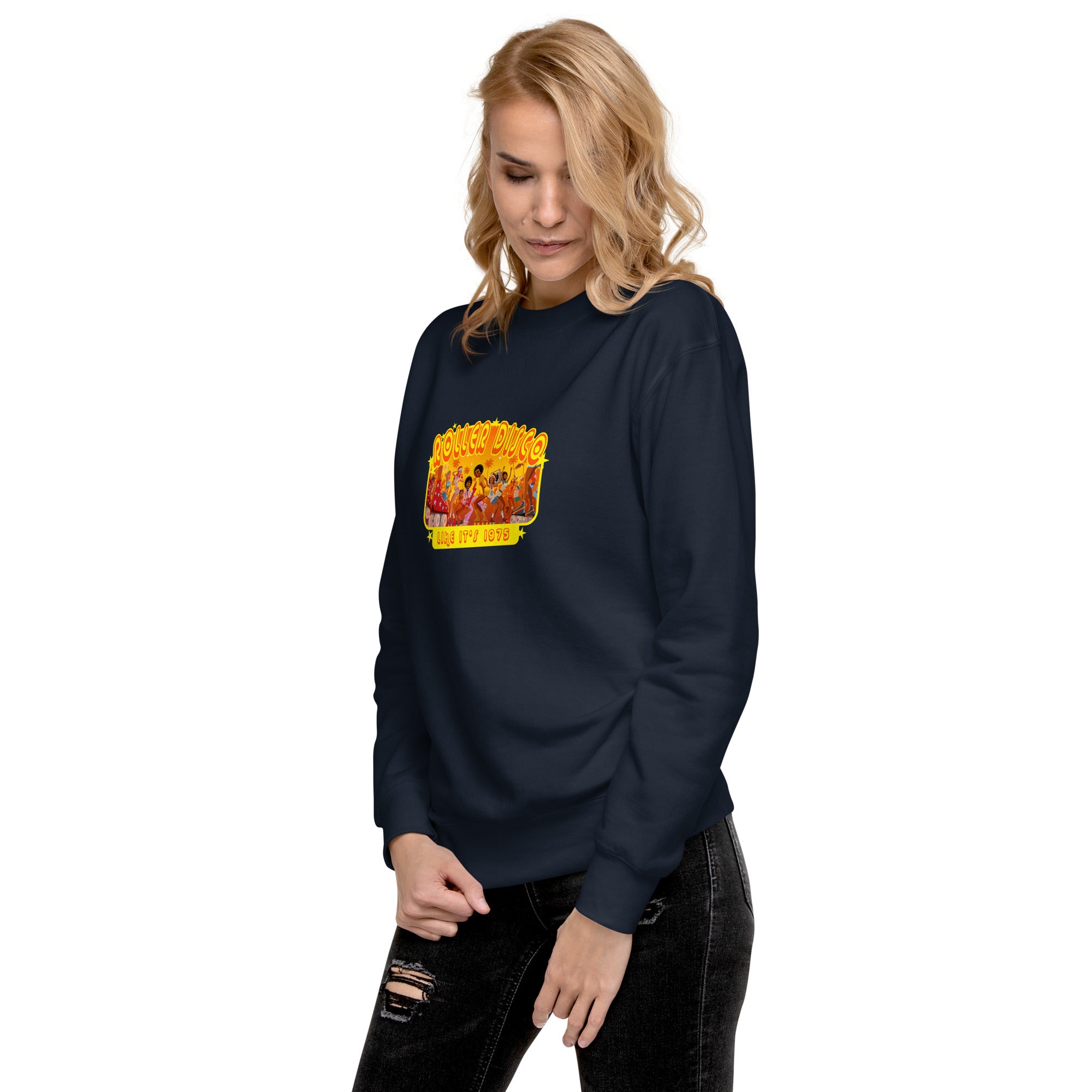 Sweatshirt premium unisexe Roller Disco 1975