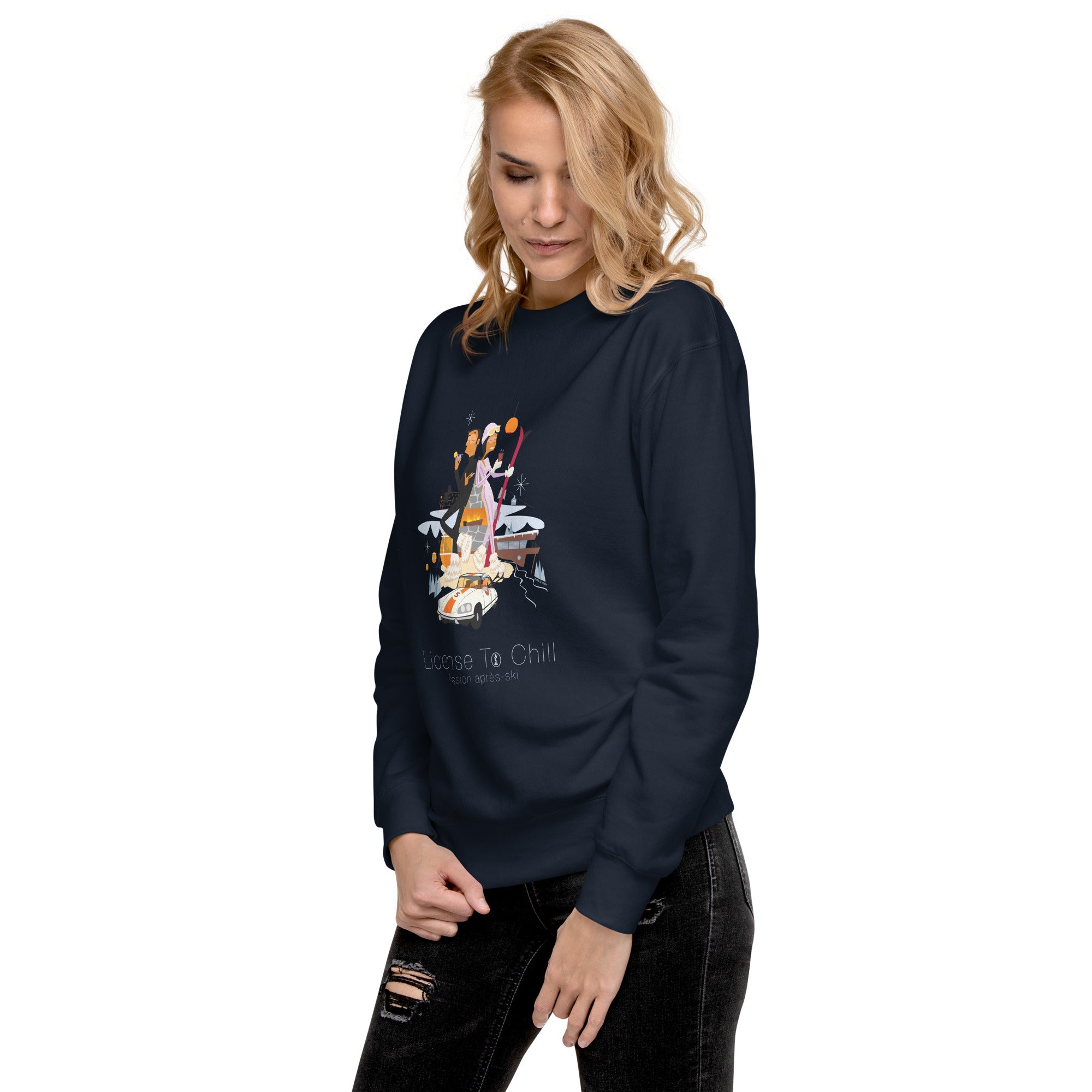 Sweatshirt premium unisexe License To Chill Mission Après-Ski