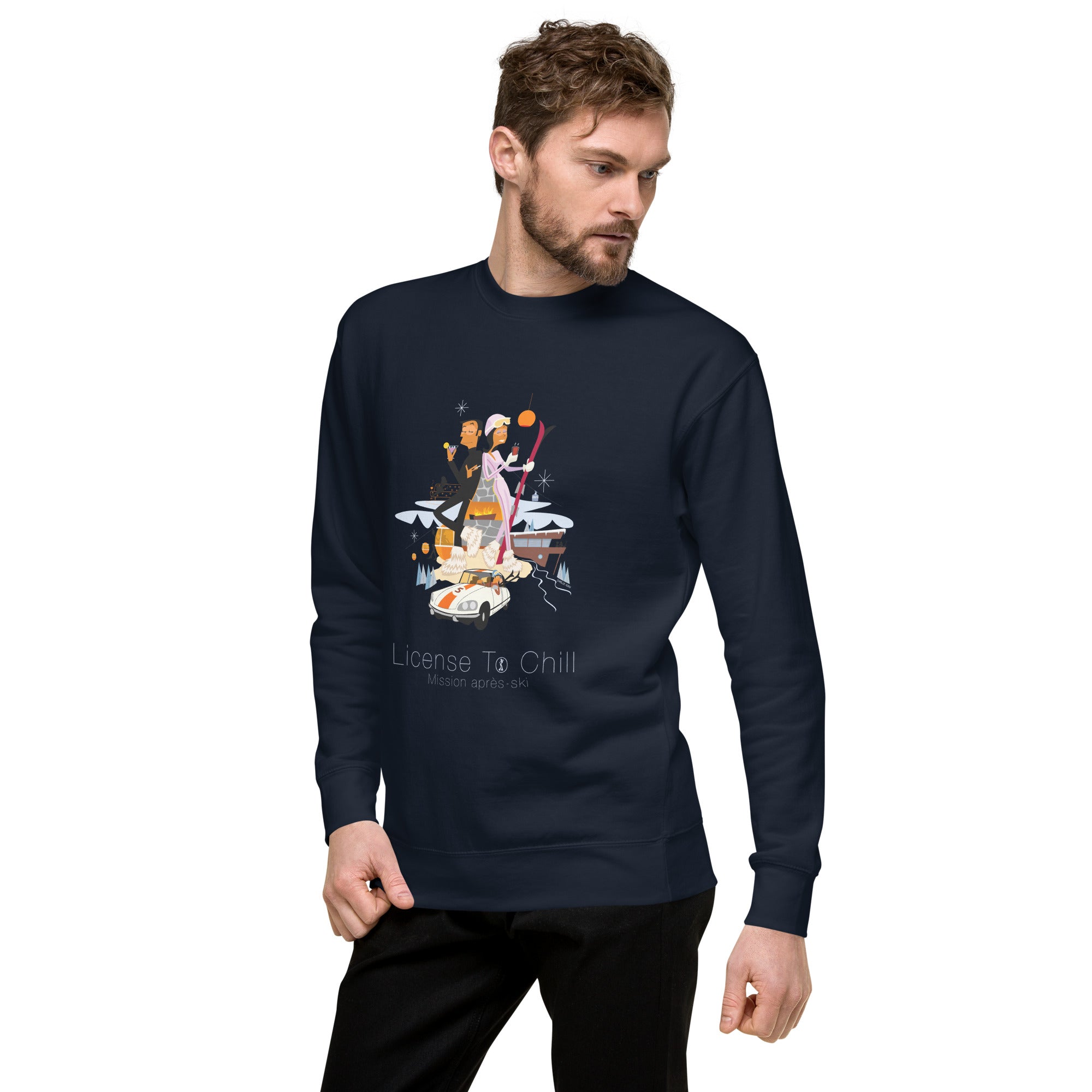 Sweatshirt premium unisexe License To Chill Mission Après-Ski