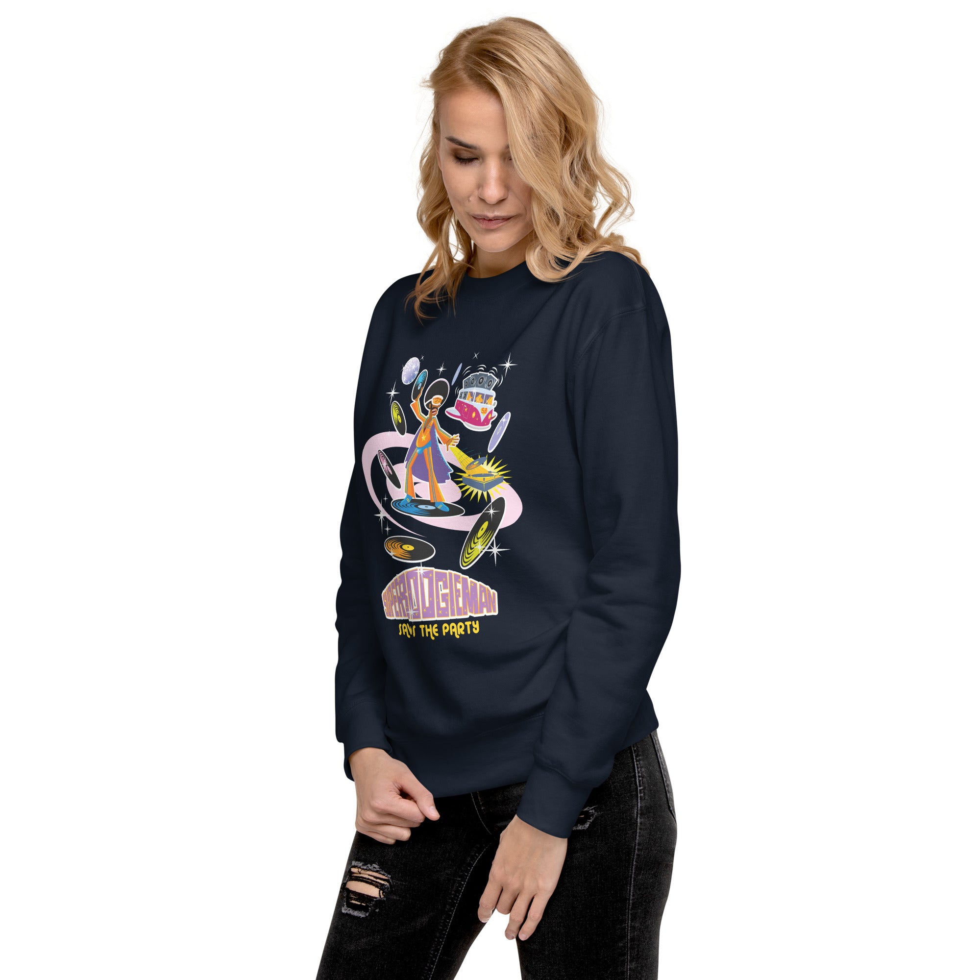 Unisex Premium Sweatshirt Superboogieman Saves the Party