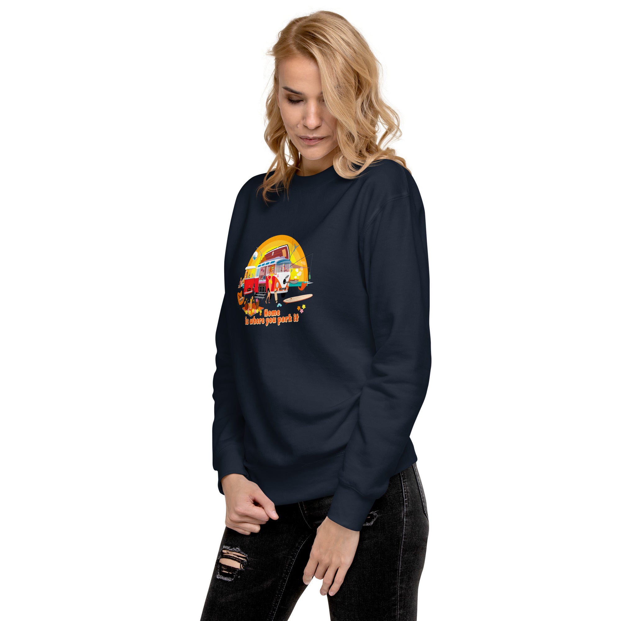 Sweatshirt premium unisexe Ultra Combi Home is where you park it