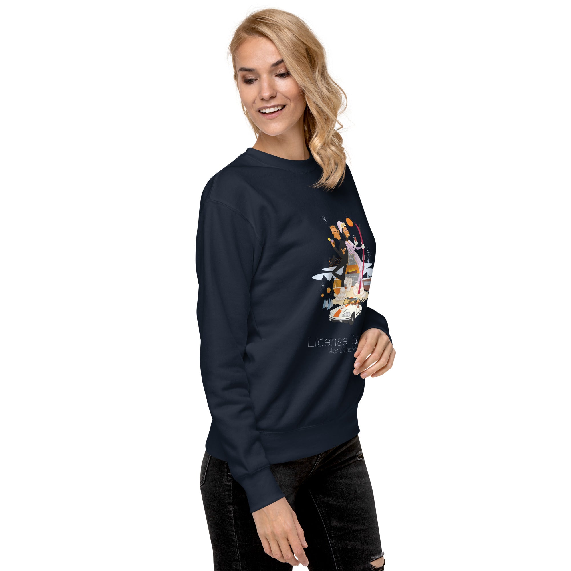Sweatshirt premium unisexe License To Chill Mission Après-Ski