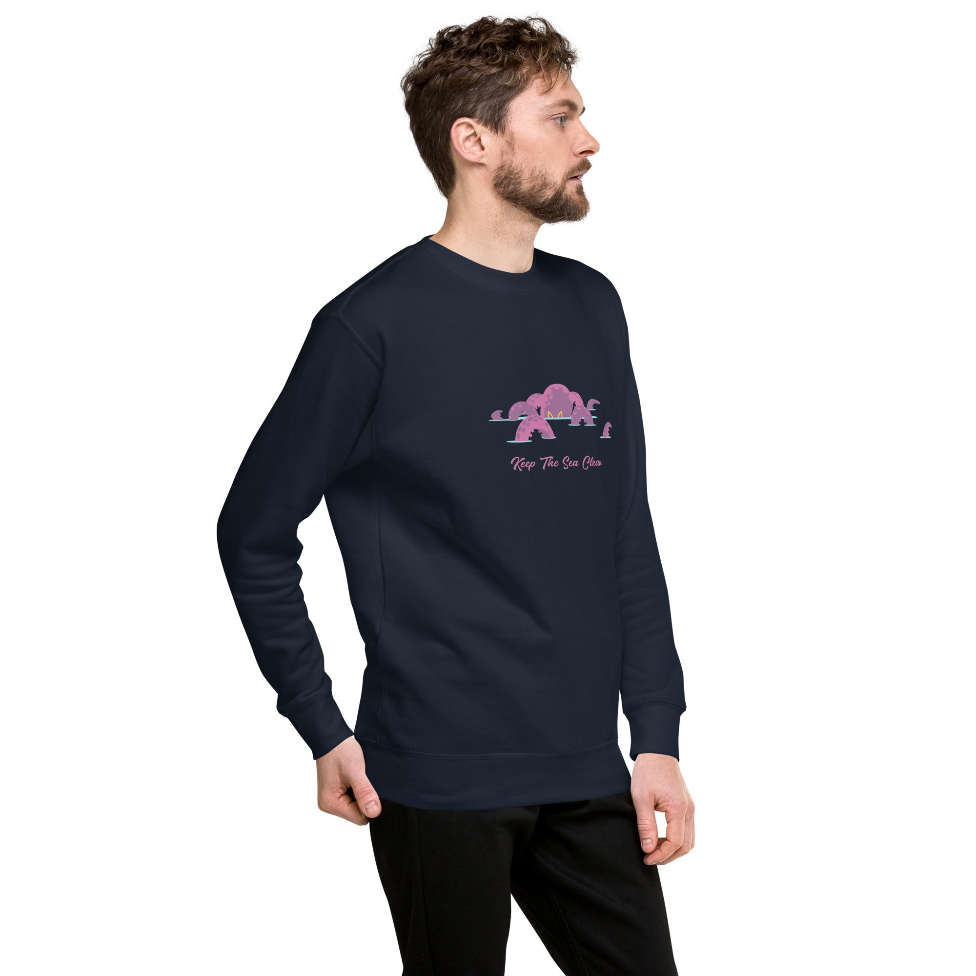 Sweatshirt premium unisexe Octopus Purple