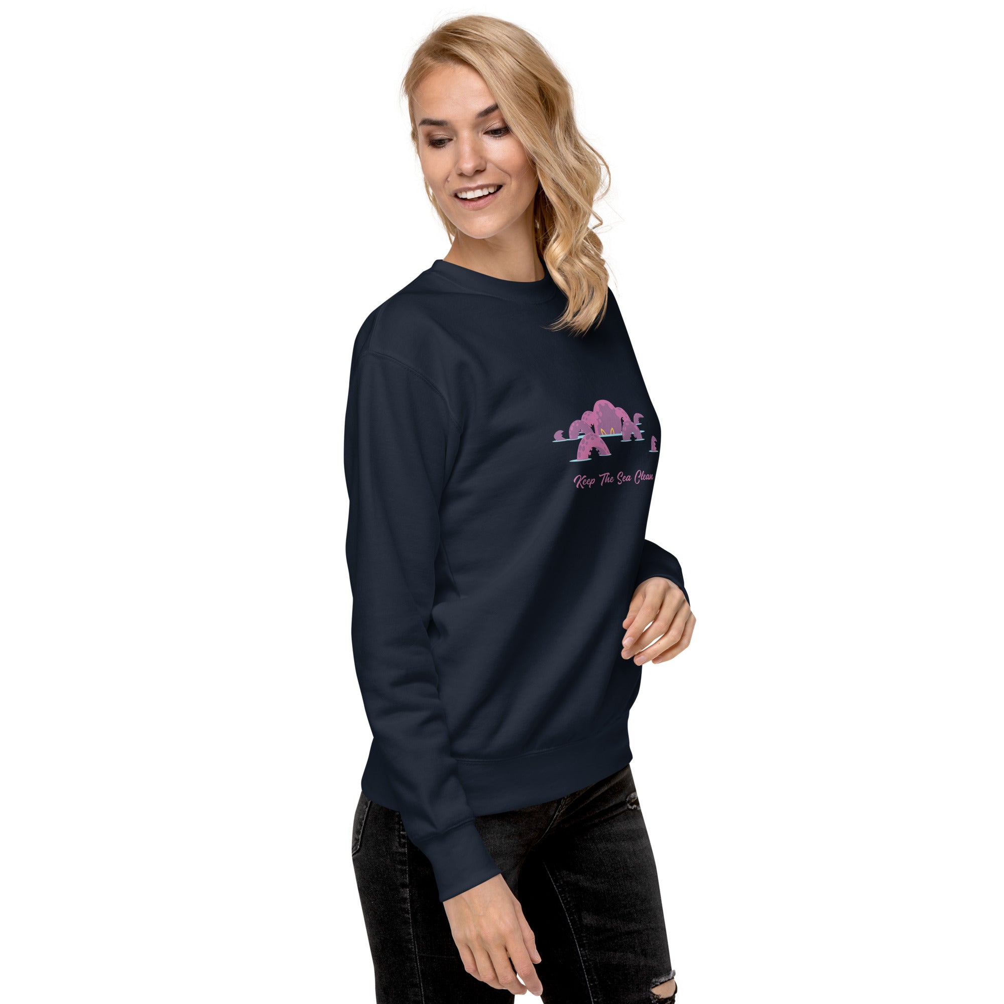 Sweatshirt premium unisexe Octopus Purple