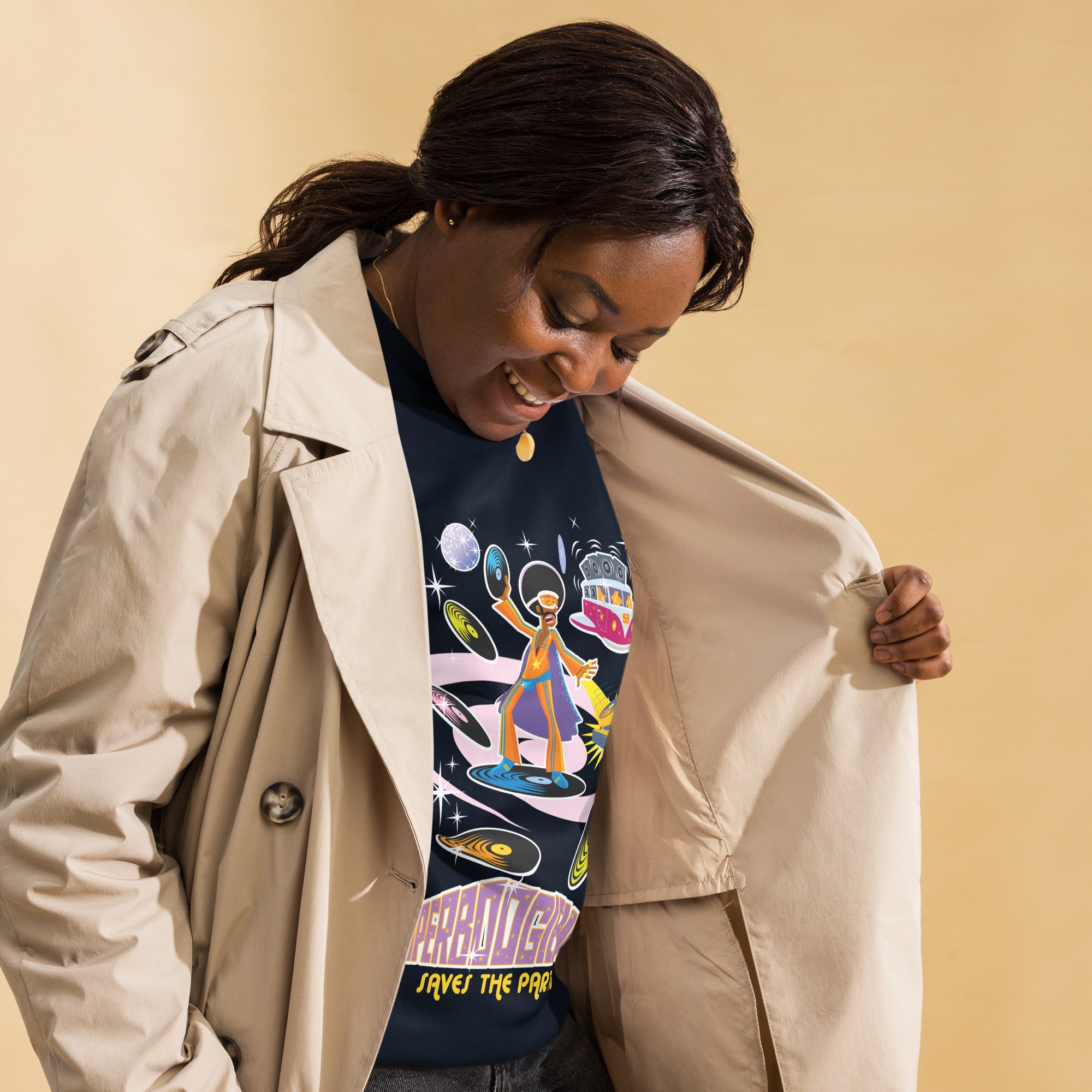 Unisex Premium Sweatshirt Superboogieman Saves the Party