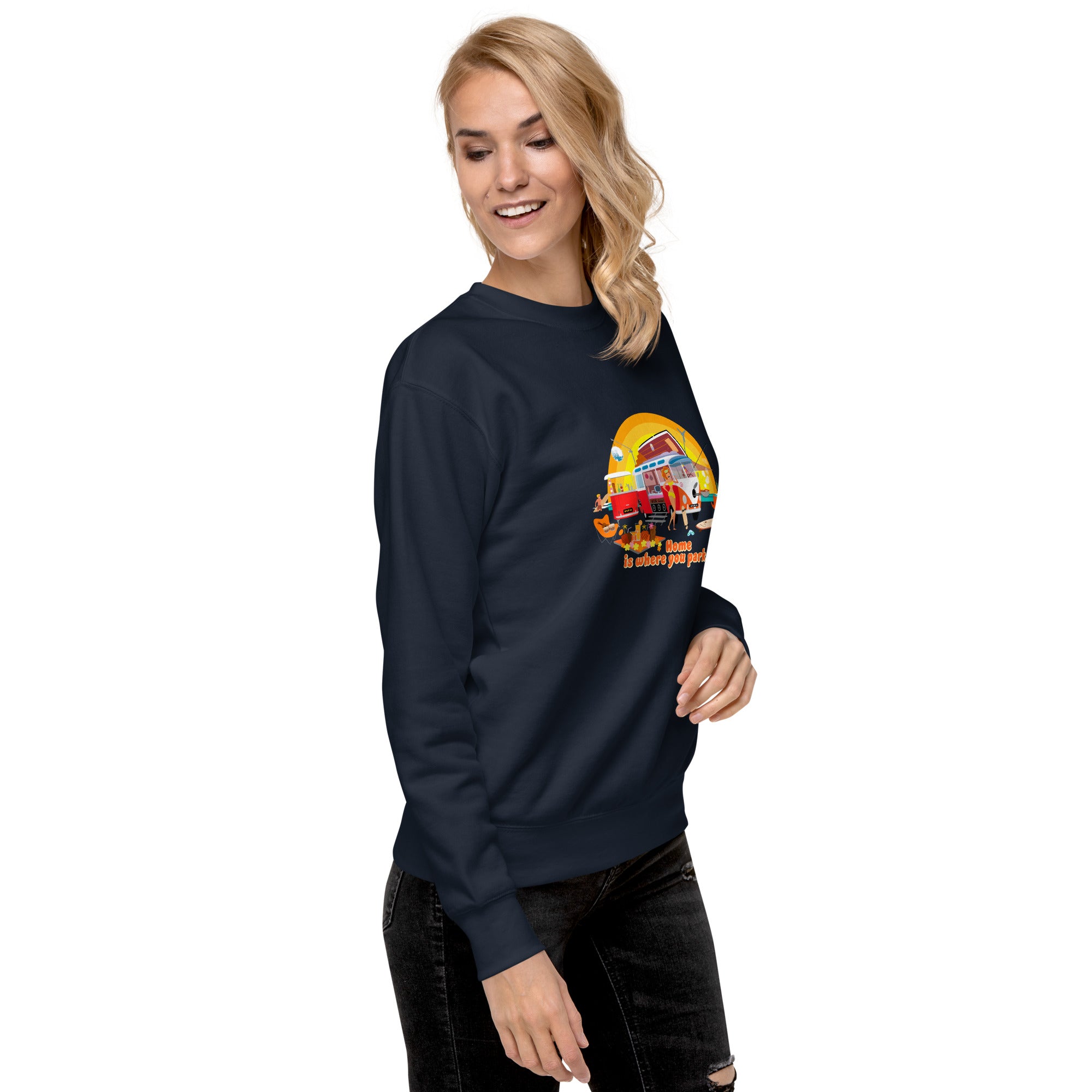 Sweatshirt premium unisexe Ultra Combi Home is where you park it