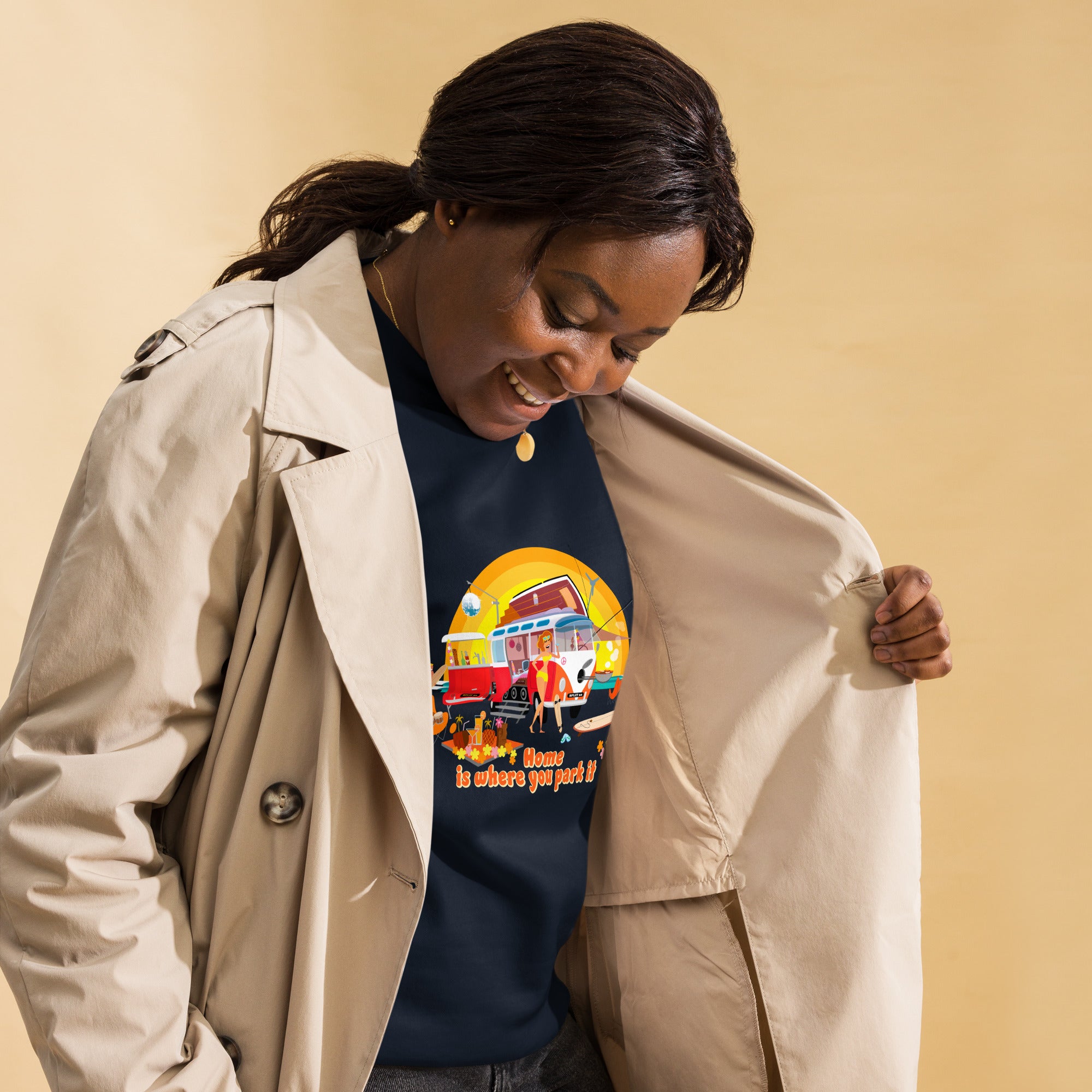 Sweatshirt premium unisexe Ultra Combi Home is where you park it