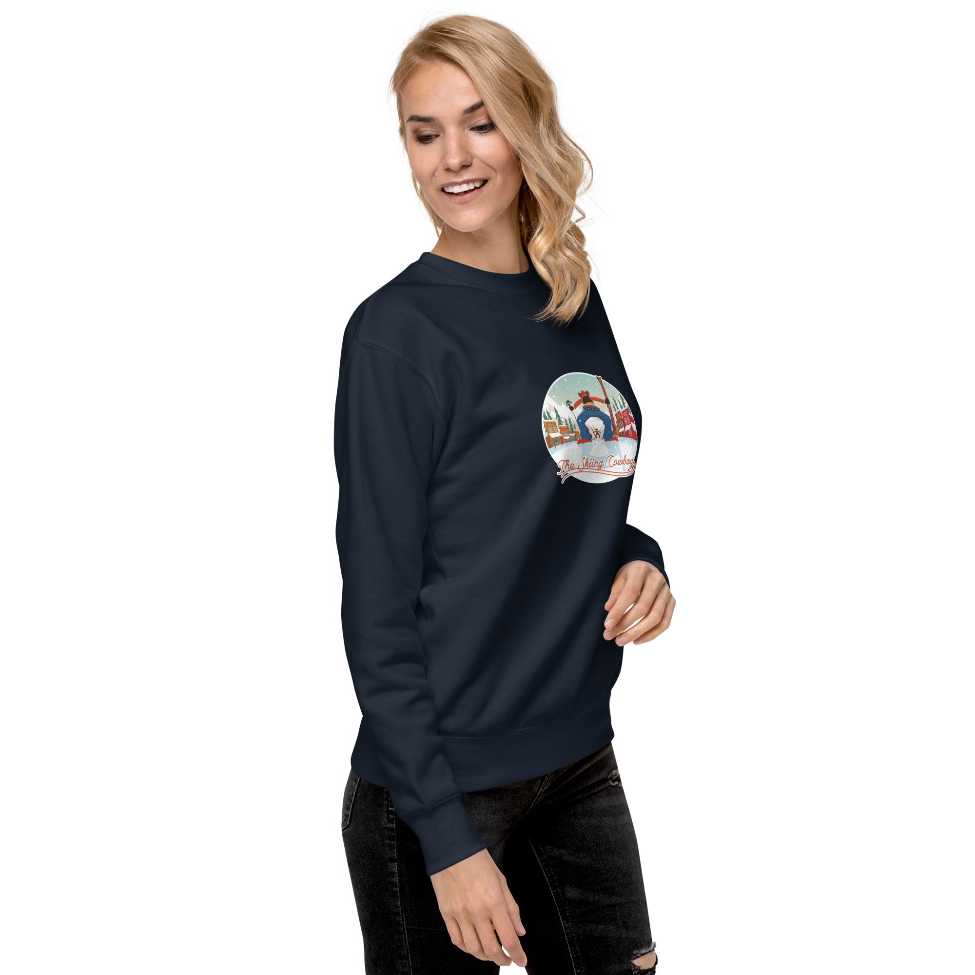 Sweatshirt premium unisexe Ski Fight at OK Corral