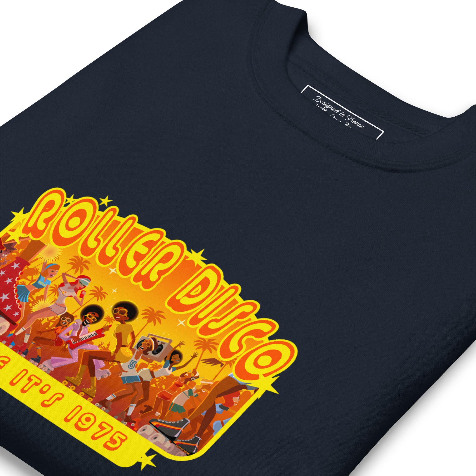 Sweatshirt premium unisexe Roller Disco 1975